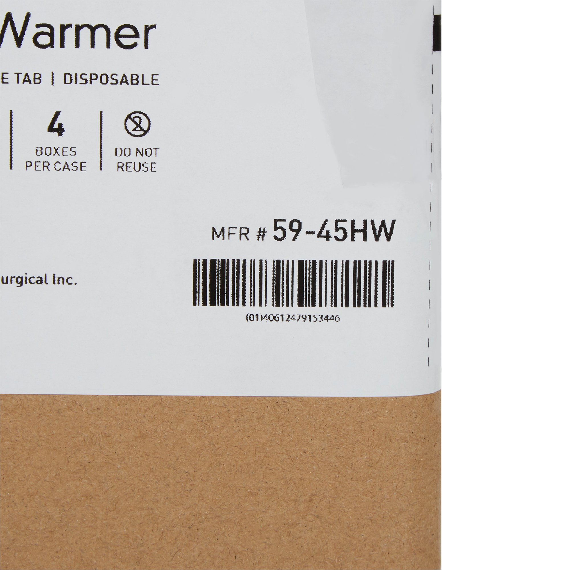 McKesson Brand 59-45HW - McKesson Infant Heel Warmer, 3.75 x 5.5 Inch - 1/Each, 25/Box, 100/Case
