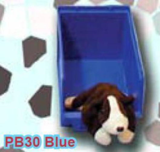 Healthmark Industries - PB30 BL Storage Bin Blue Plastic 5 X 5.8 9-1/2 Inch