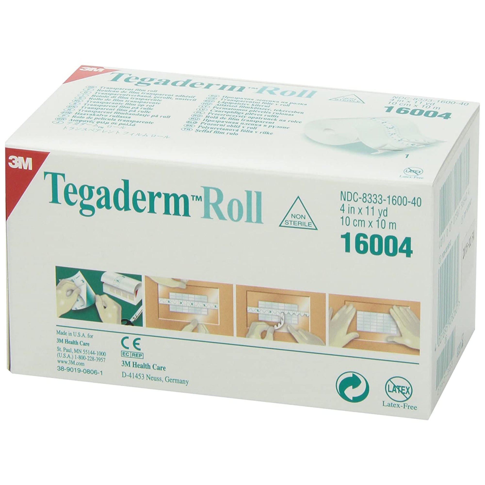 Solventum Corporation - 16004 3M™ Tegaderm™ Transparent Film Dressing Roll