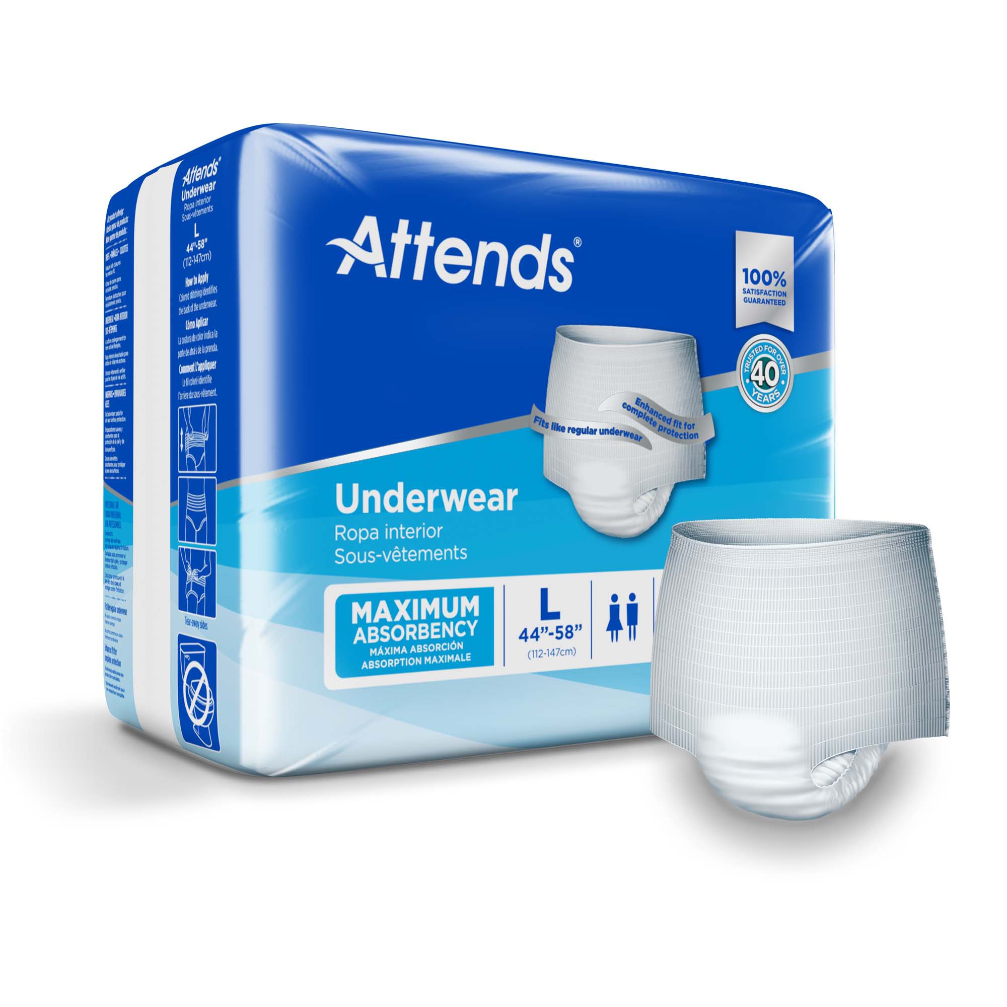 Attends Healthcare Products - AP0730 Attends® Extra Absorbency Underwear