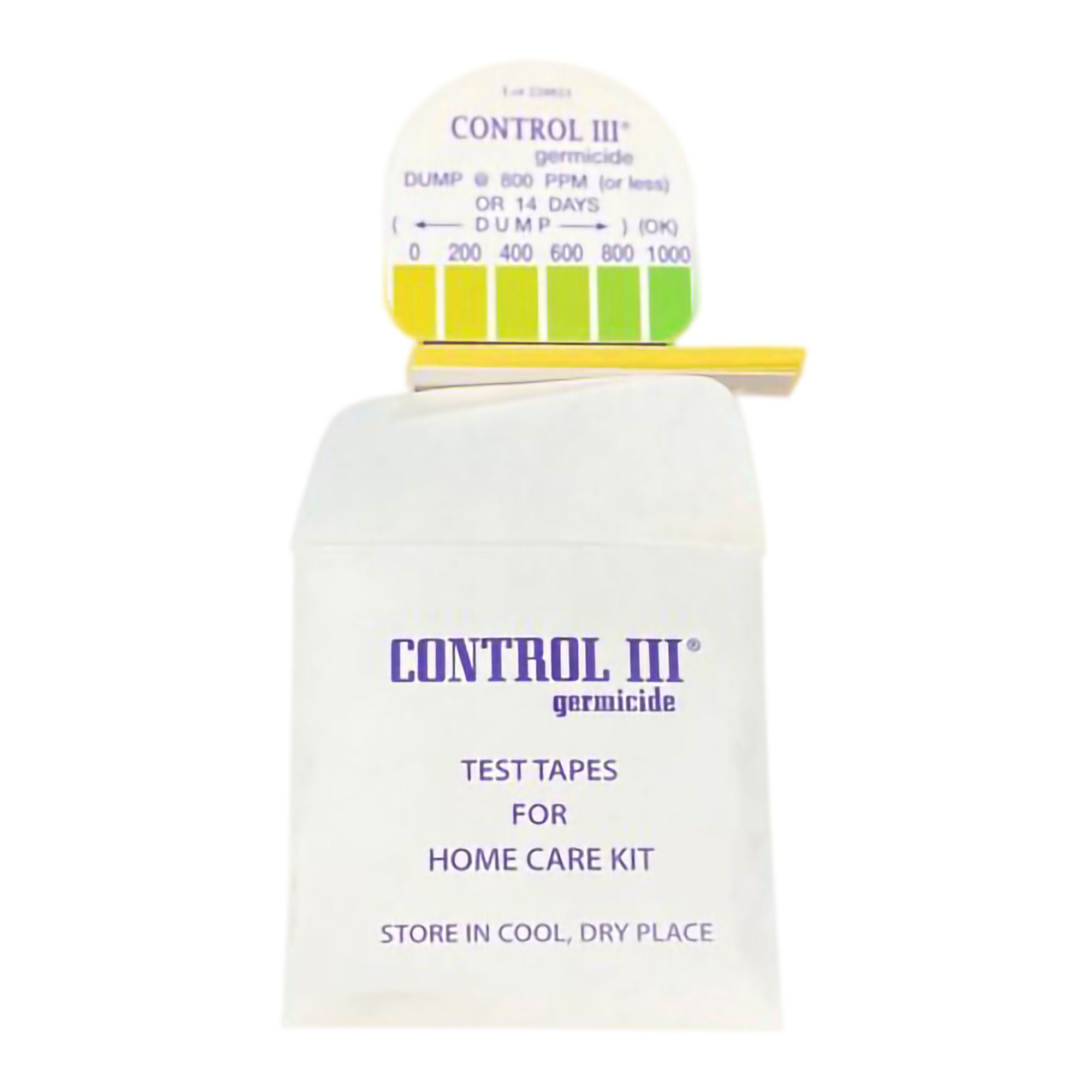 Maril Products - C3/TS15/01 Germicidal Solution Test Strip Control III® 15 Test Strips