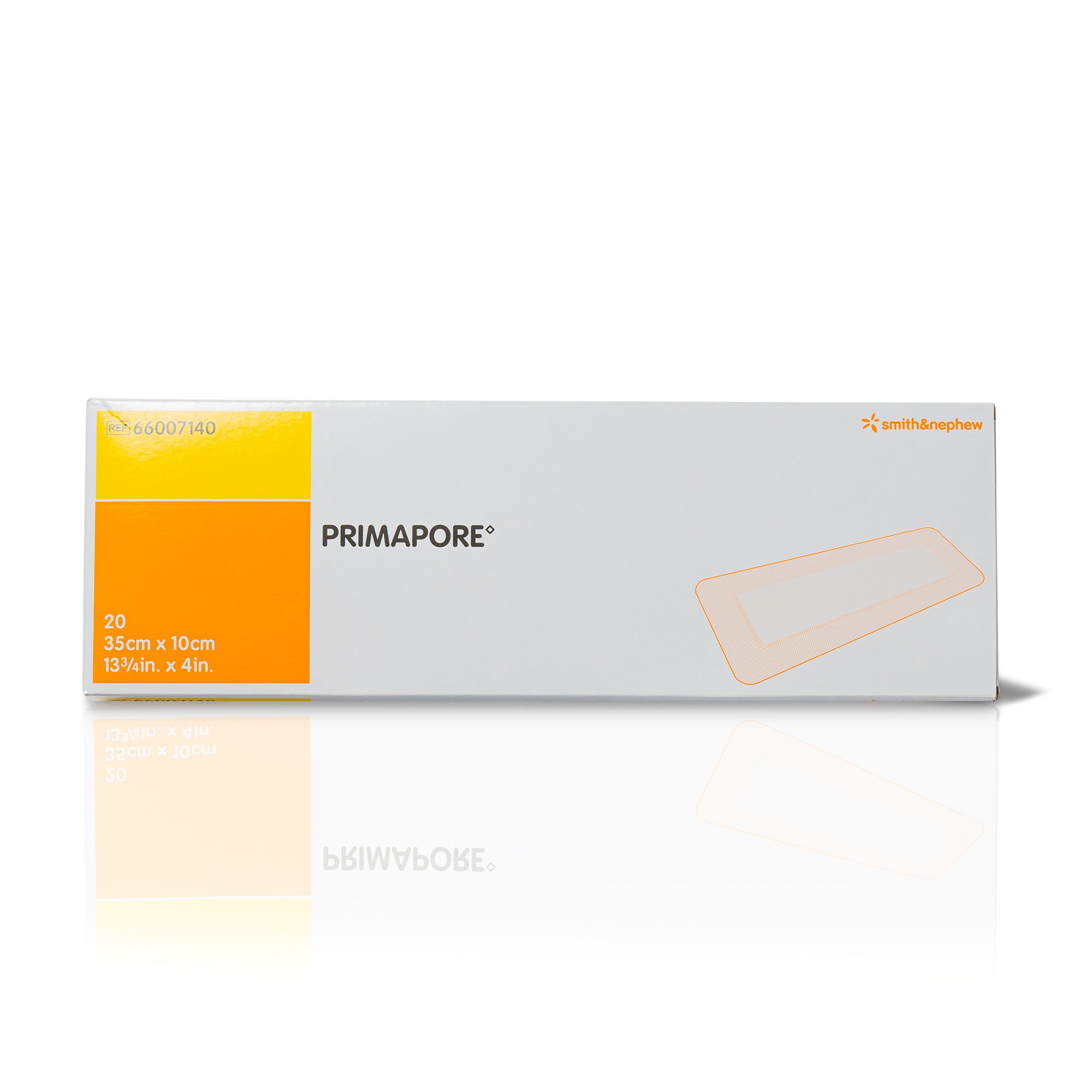 Smith & Nephew - 66007140 Primapore White Adhesive Dressing
