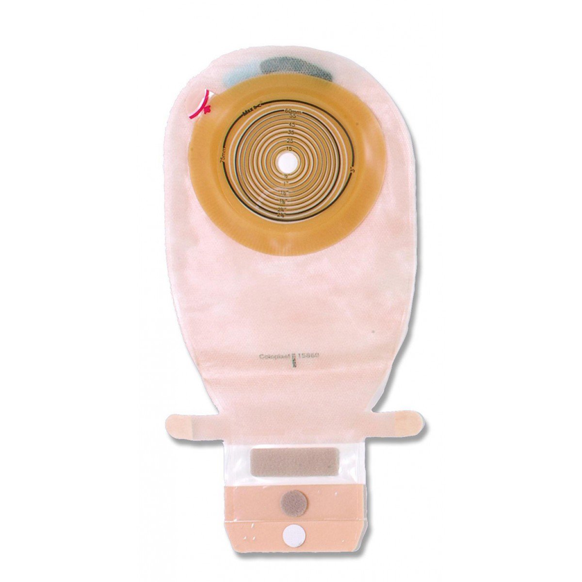 Coloplast 13875 - Assura® Original One-Piece Opaque Colostomy Pouch, Pre-cut to Fit 30mm Stomas - 10/Box