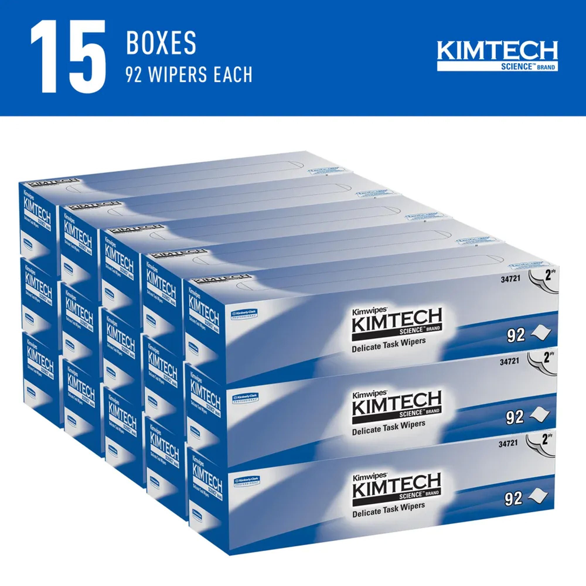 Kimberly Clark - 34721 Kimtech Science™ Kimwipes™ Delicate Task Wipes