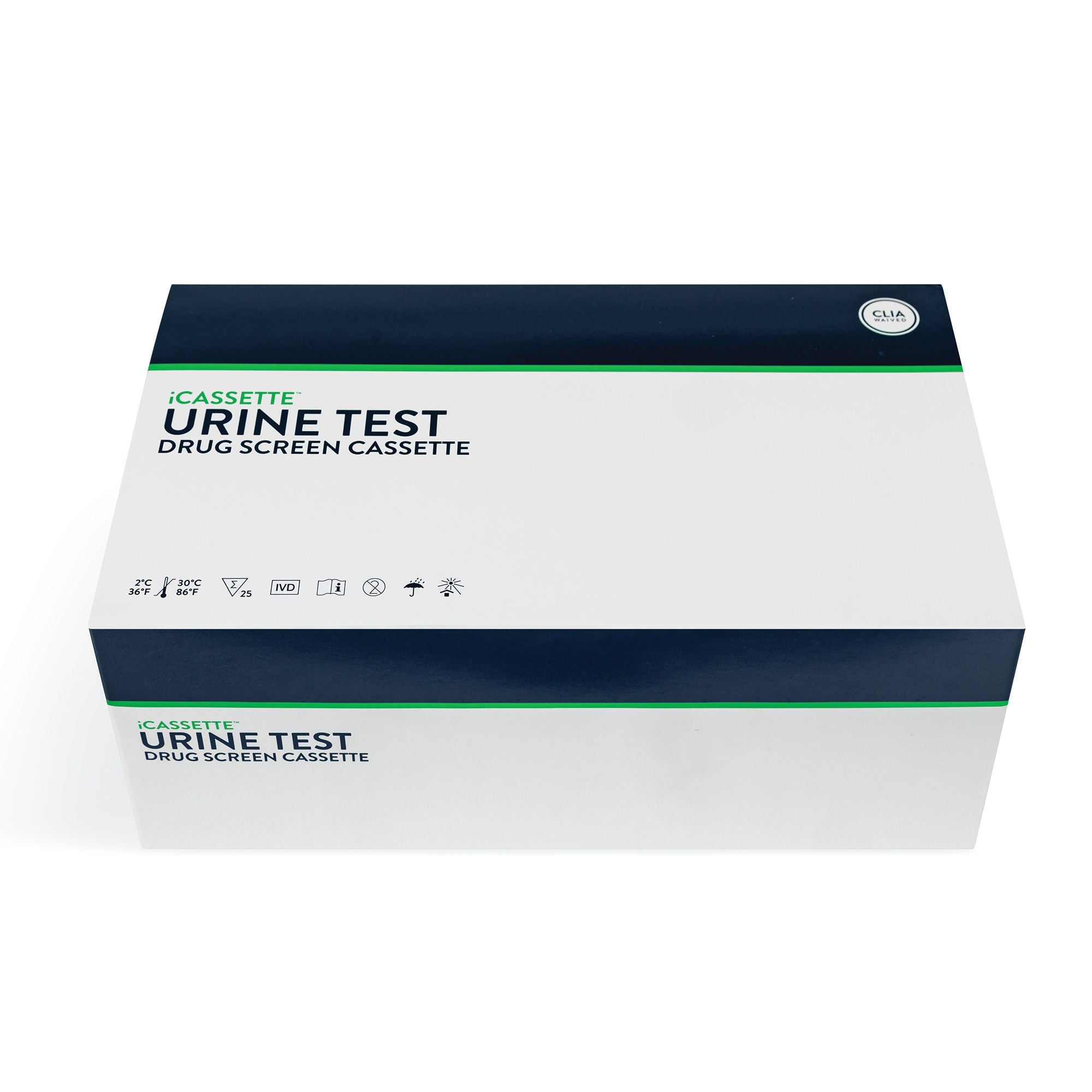 Abbott Rapid Dx North America LLC - I-DOA-1165 Drugs of Abuse Test Kit iCassette™ AMP, COC, mAMP/MET, OPI, PCP, THC 25 Tests CLIA Waived