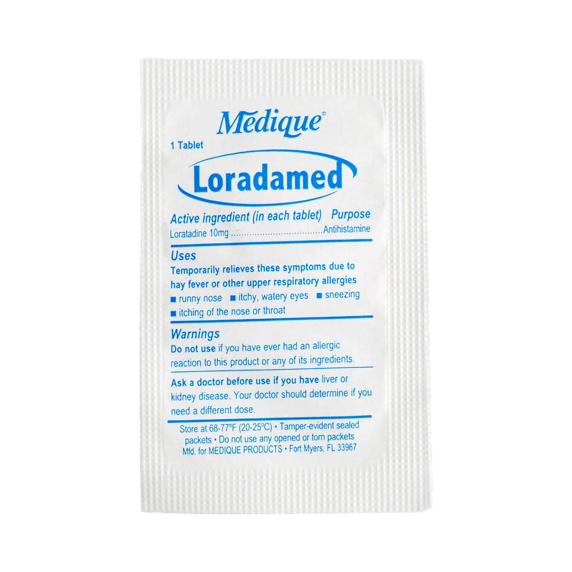 Medique Products 20350 - Loradamed Loratadine Allergy Relief - 50/Box