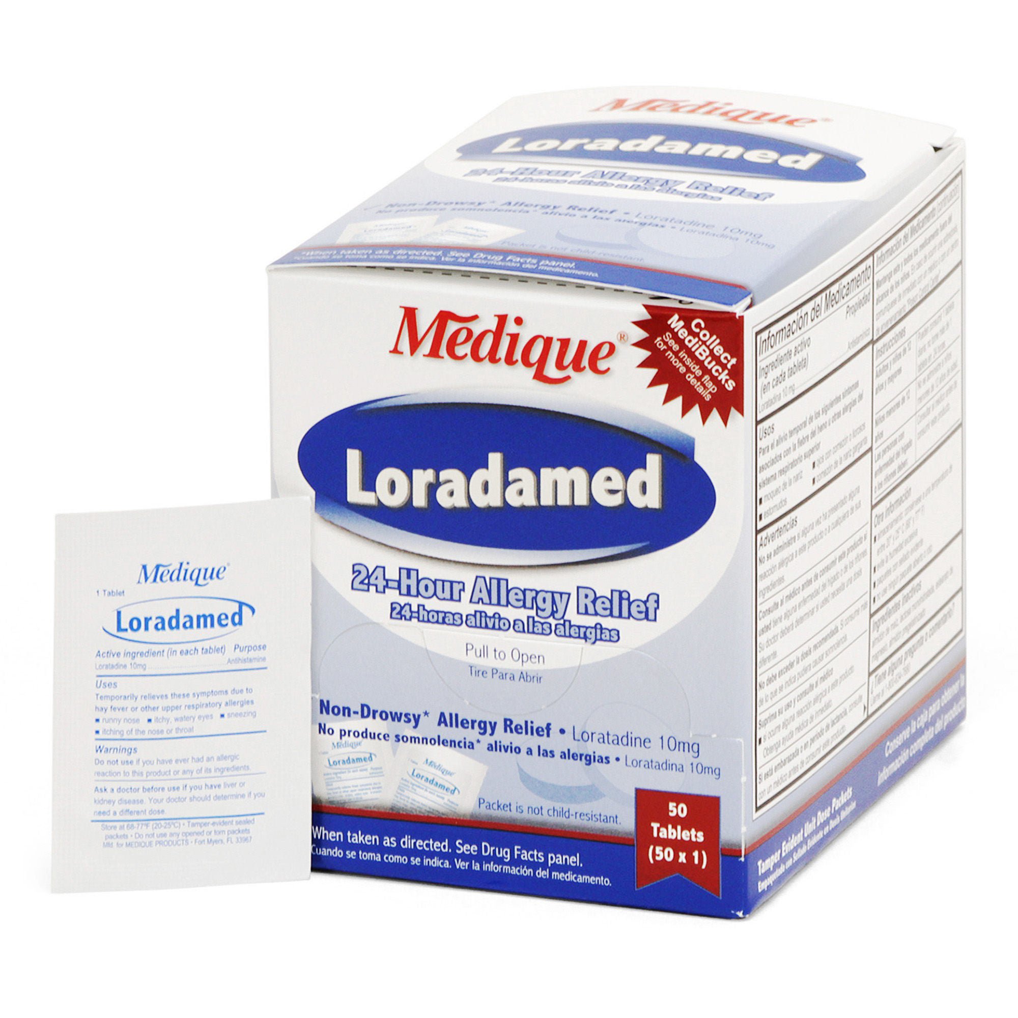 Medique Products - 20350 Loradamed Loratadine Allergy Relief