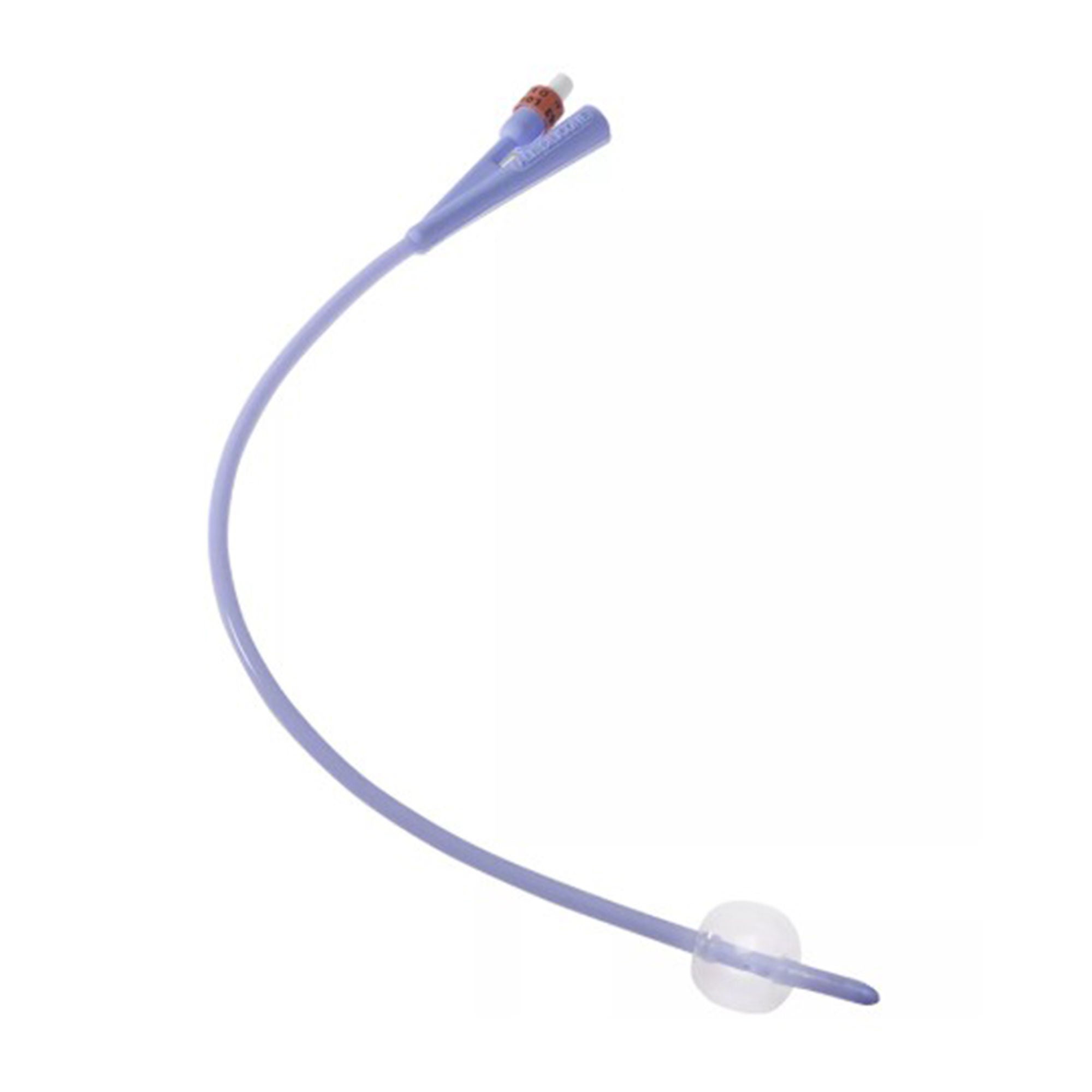 Cardinal - 20524C Foley Catheter Dover™ 2-Way Coude Tip 5 cc Balloon 24 Fr. Silicone