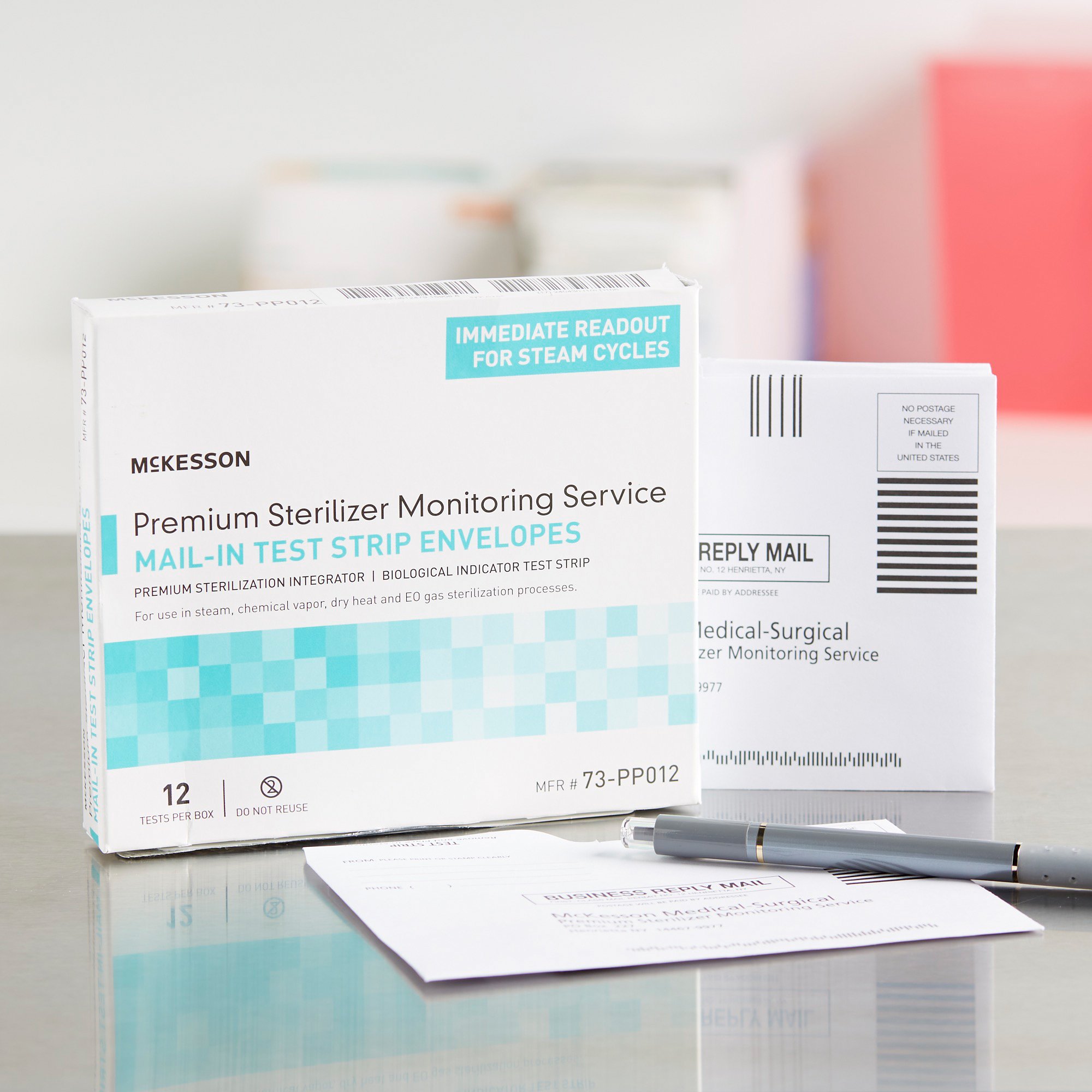 McKesson Brand 73-PP012 - McKesson Sterilizer Monitoring Mail-In Service - 1/Box, 10/Case