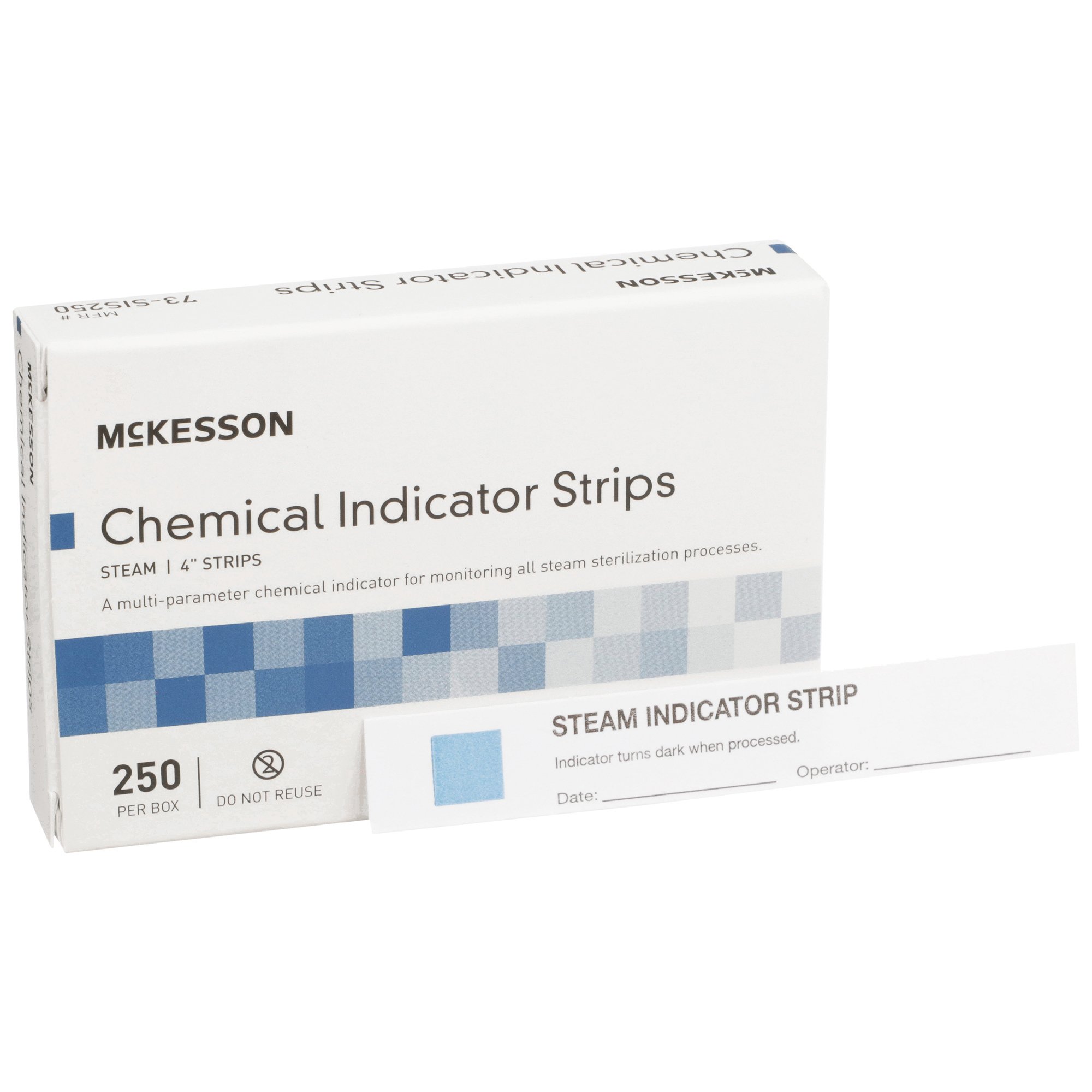 McKesson Brand 73-SIS250 - McKesson Sterilization Chemical Indicator Strip - 1/Box, 10/Case