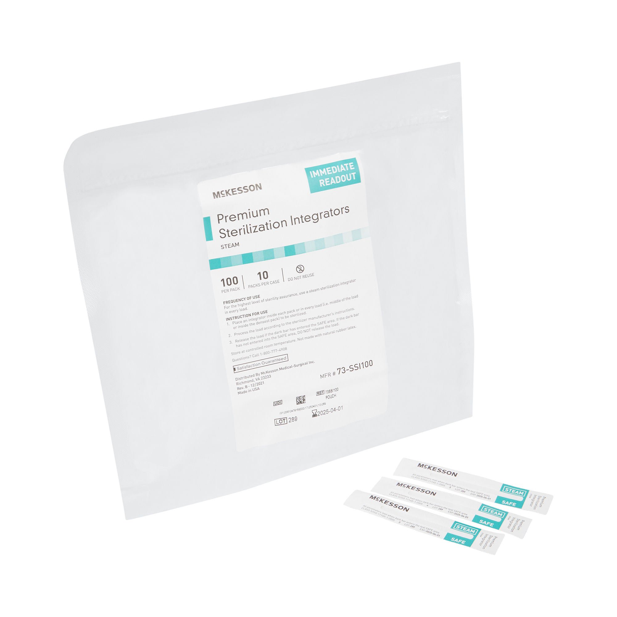 McKesson Brand - 73-SSI100 McKesson Sterilization Steam Integrator Strip