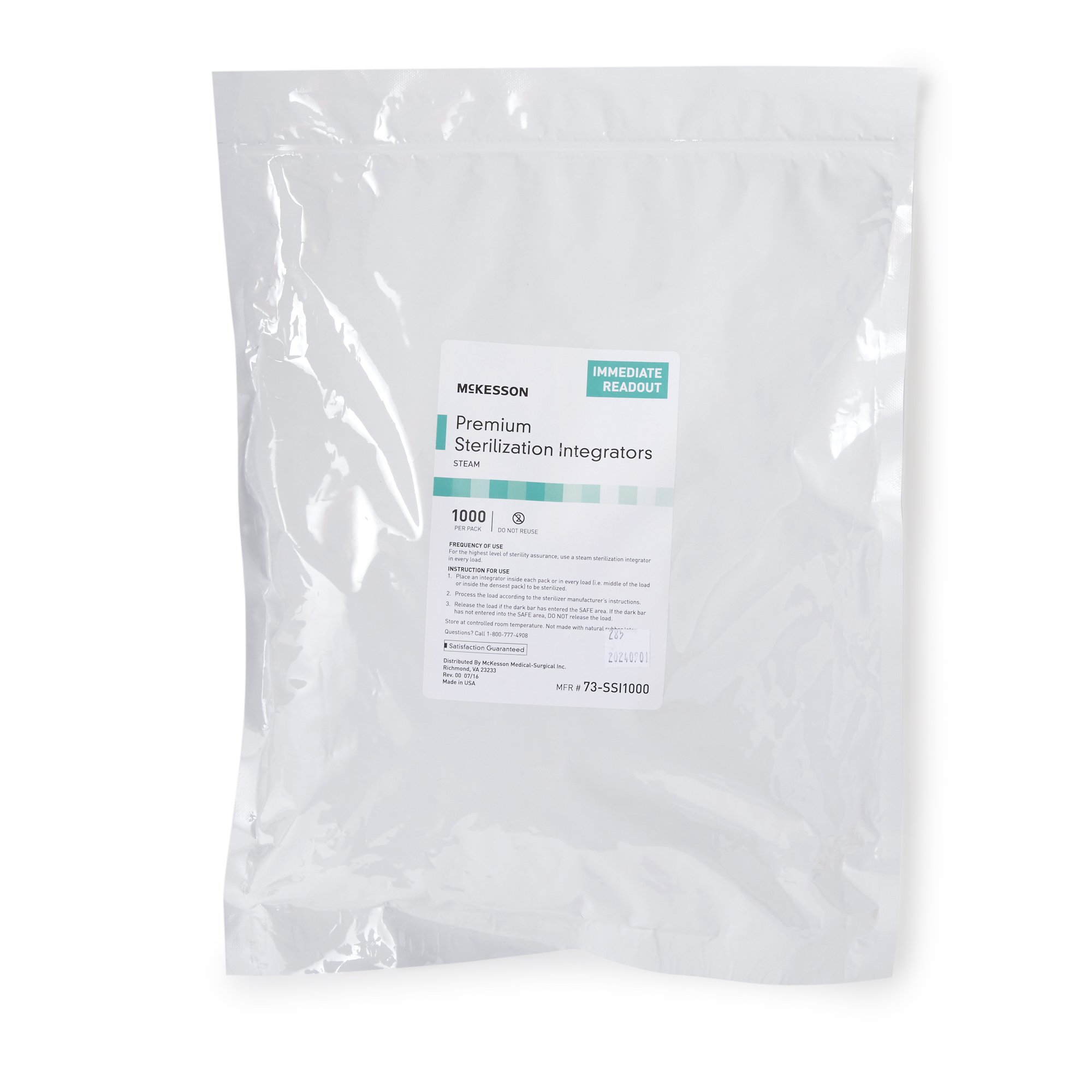 McKesson Brand 73-SSI1000 - McKesson Sterilization Chemical Integrator Strip - 1/Case