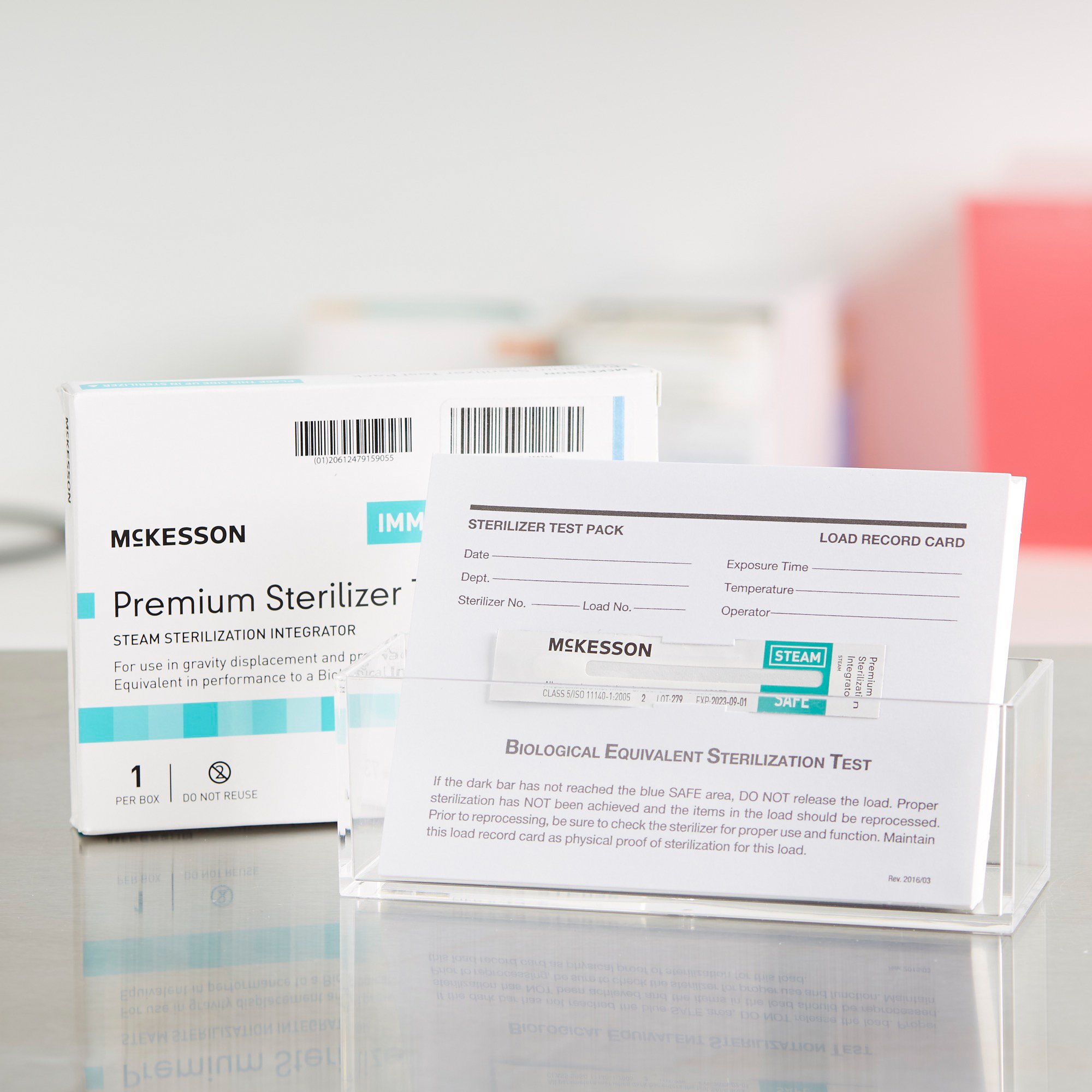 McKesson Brand 73-STP025 - McKesson Sterilization Chemical Integrator Pack - 1/Each, 25/Case