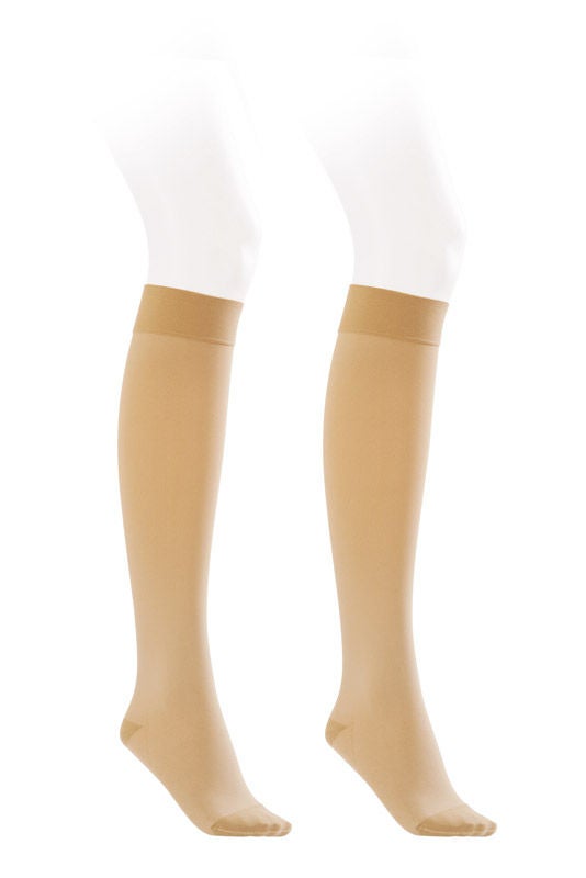 BSN Medical - 115271 Compression Stocking Jobst® Opaque Knee High Medium Natural Closed Toe