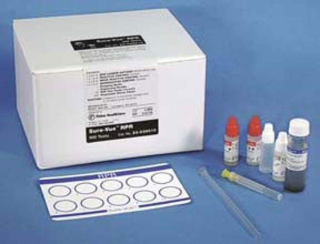 Fisher Anatomical - 23038010 Sexual Health Test Kit Sure-Vue® RPR Syphilis Screen 500 Tests CLIA Non-Waived