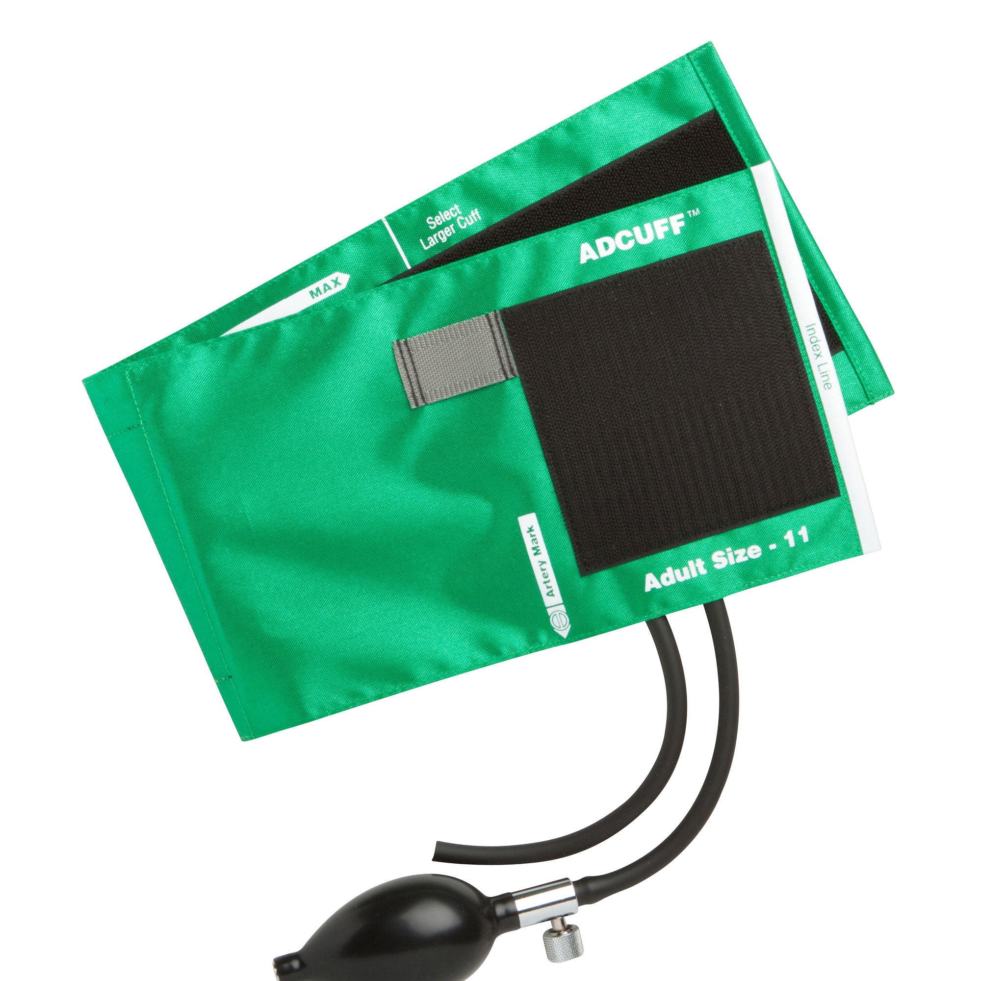 American Diagnostic Corp - 865-11AGR Reusable Blood Pressure Cuff and Bulb Adcuff™ 23 to 40 cm Arm Nylon Cuff Adult Cuff