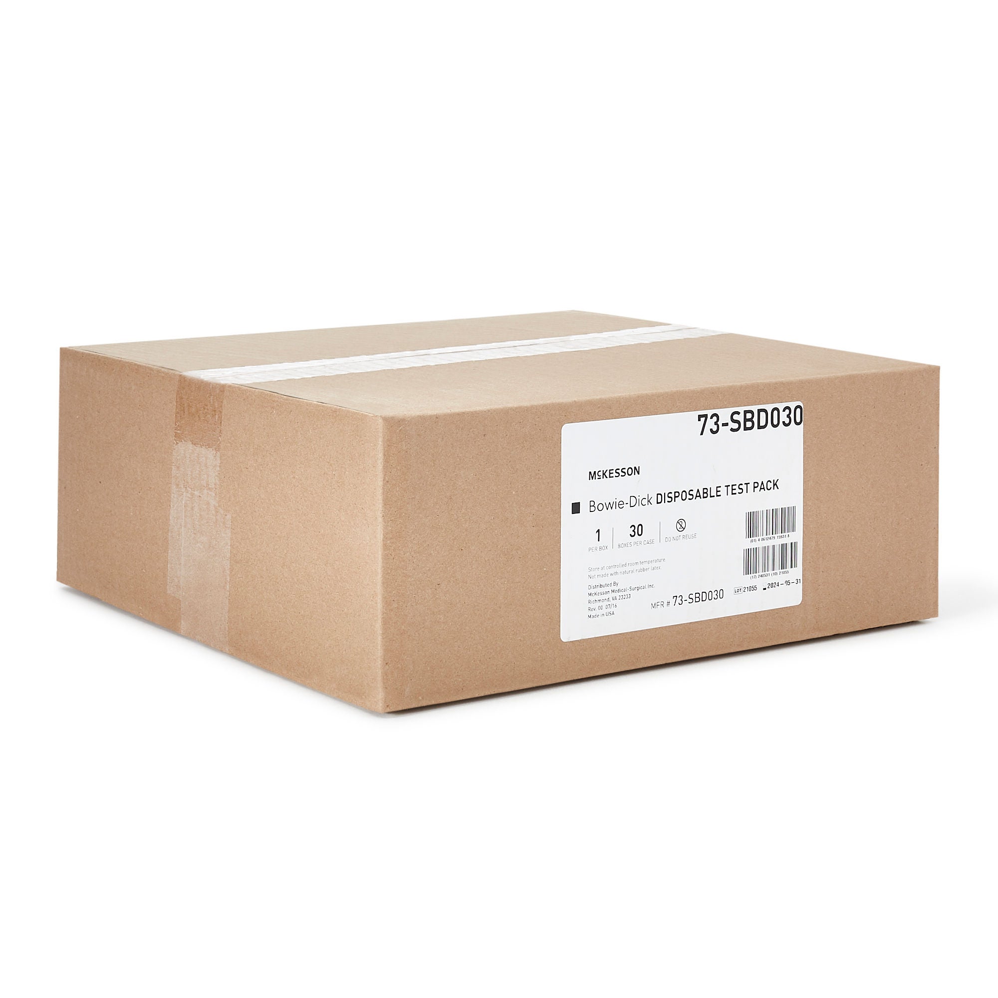 McKesson Brand - 73-SBD030 McKesson Sterilization Bowie-Dick Test Pack