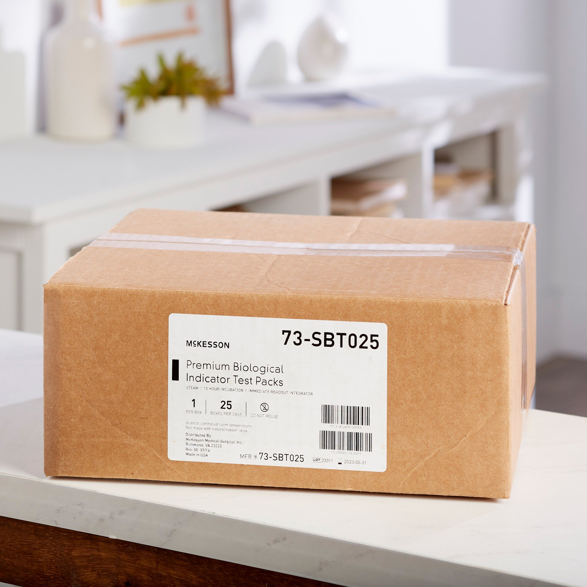 McKesson Brand 73-SBT025 - McKesson Sterilization Biological Indicator Pack - 25/Case