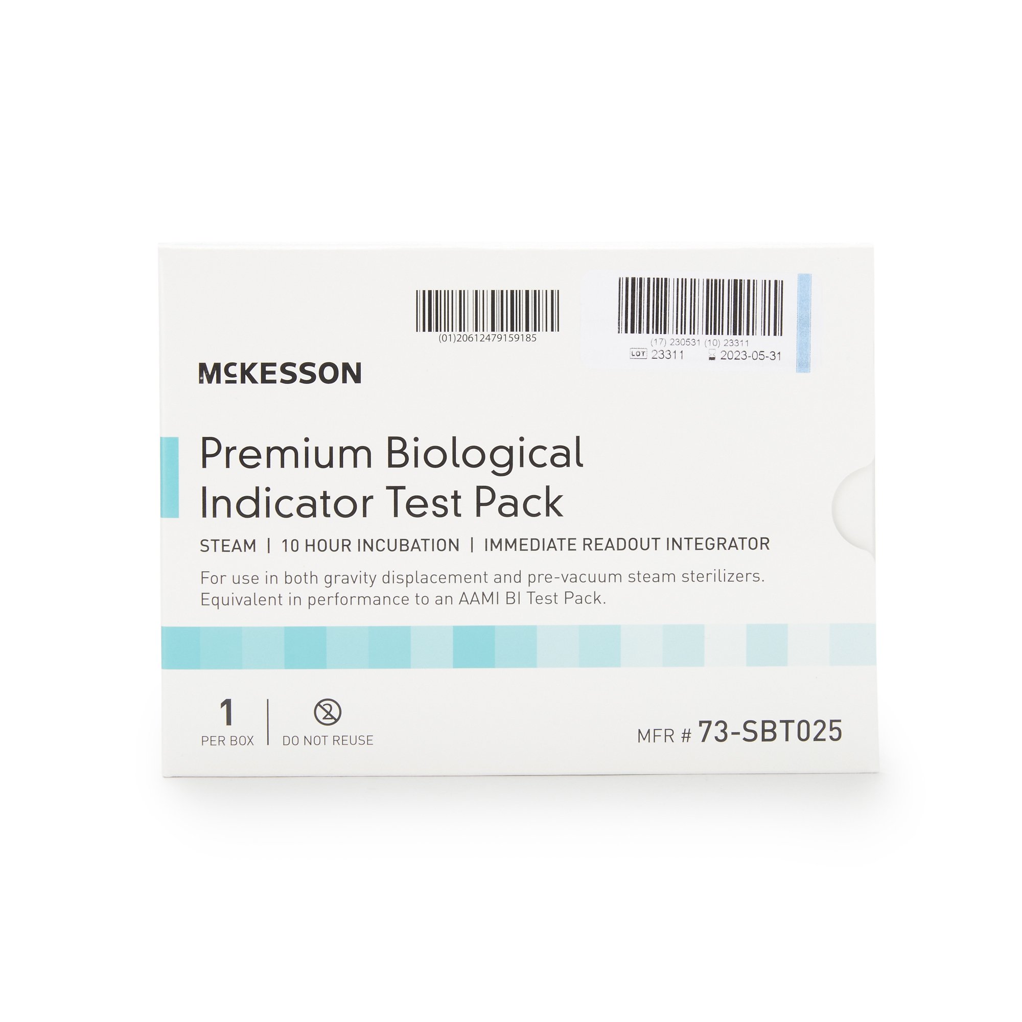 McKesson Brand 73-SBT025 - McKesson Sterilization Biological Indicator Pack - 25/Case