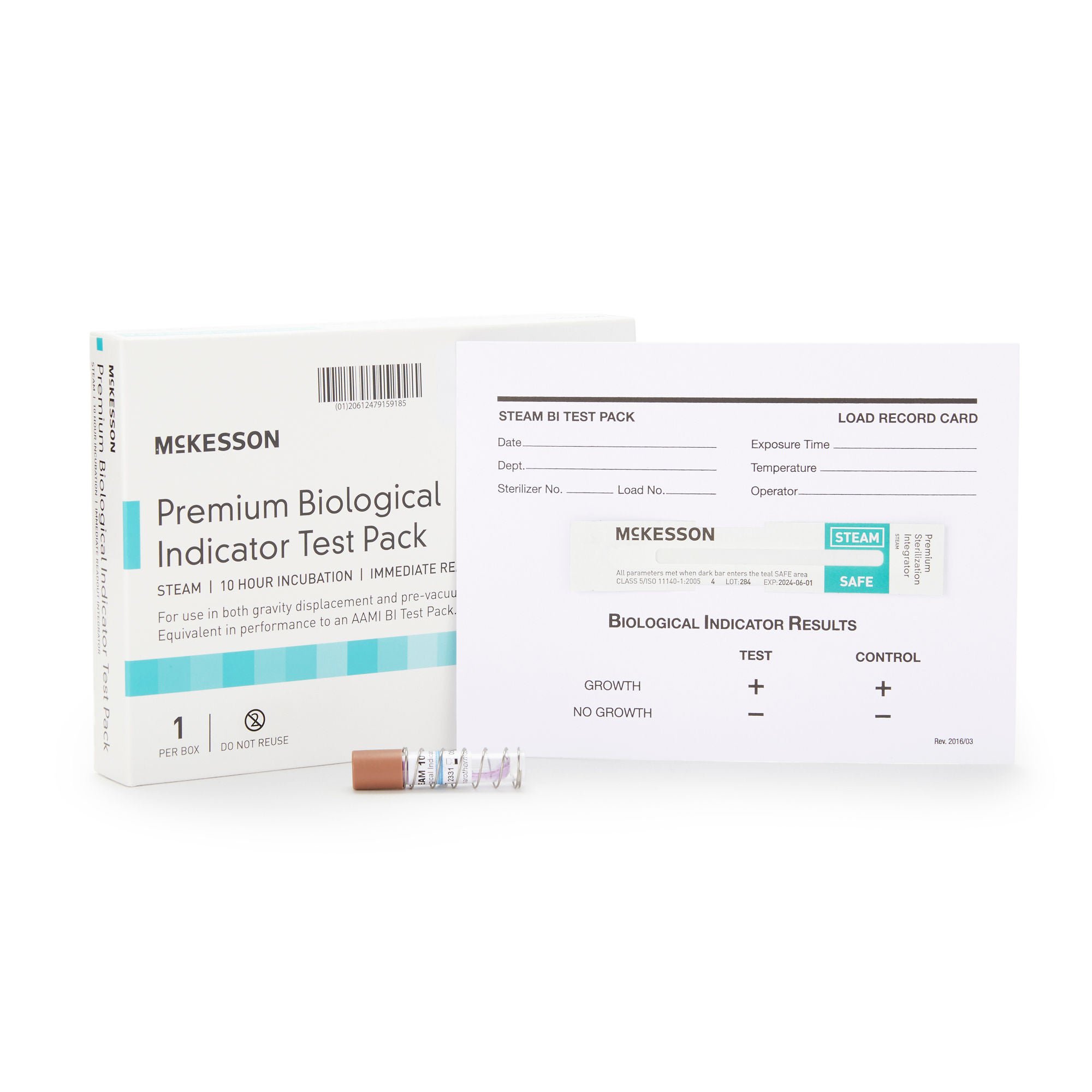 McKesson Brand - 73-SBT025 McKesson Sterilization Biological Indicator Pack