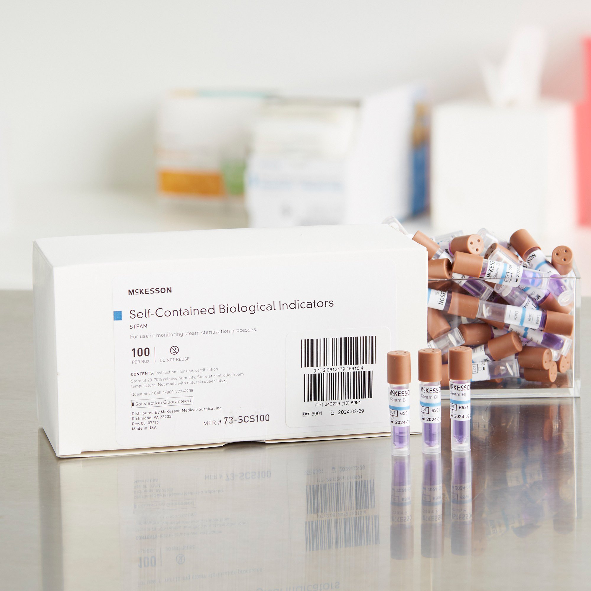 McKesson Brand - 73-SCS100 McKesson Sterilization Biological Indicator Vial