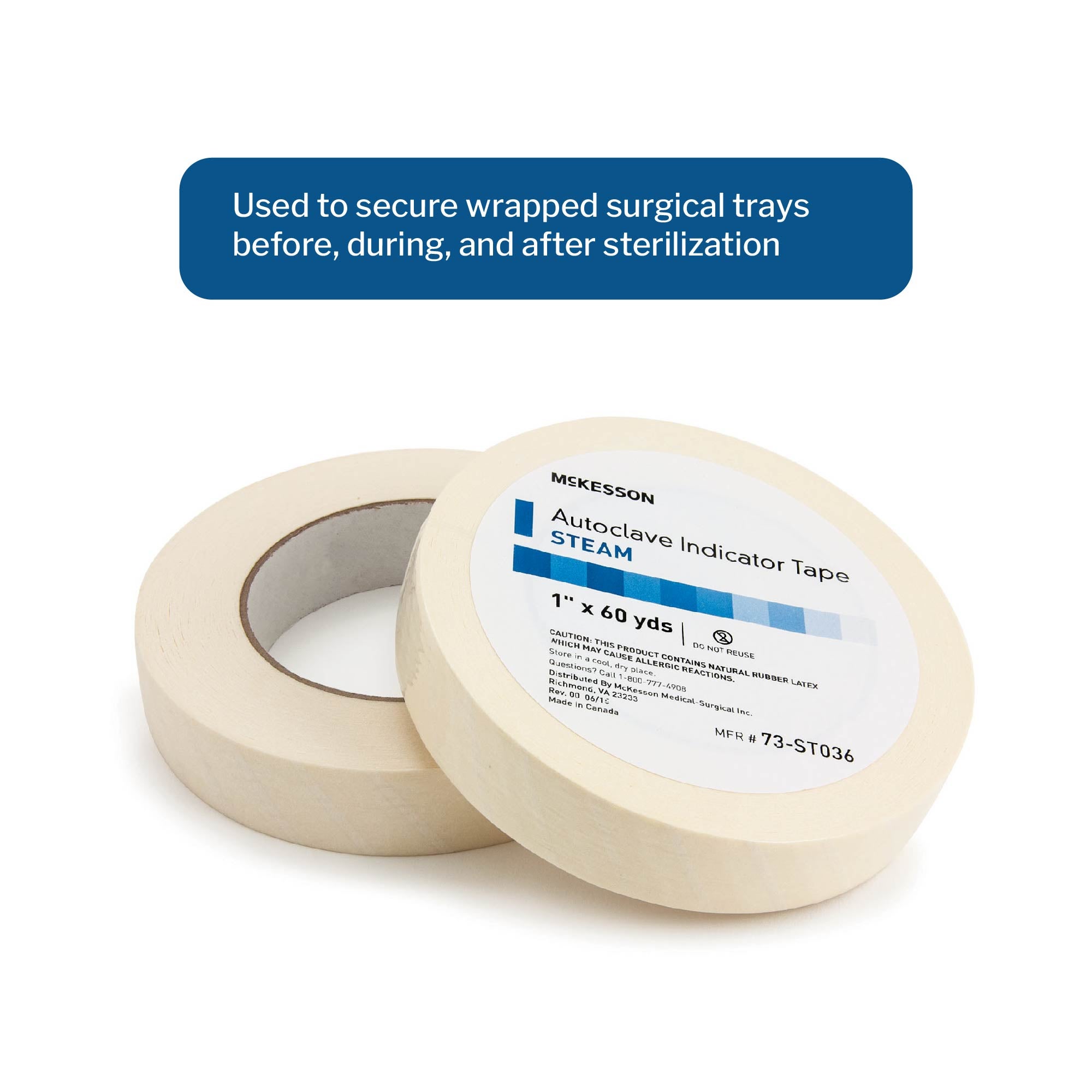 McKesson Steam Indicator Tape 73-ST36 by McKesson Brand