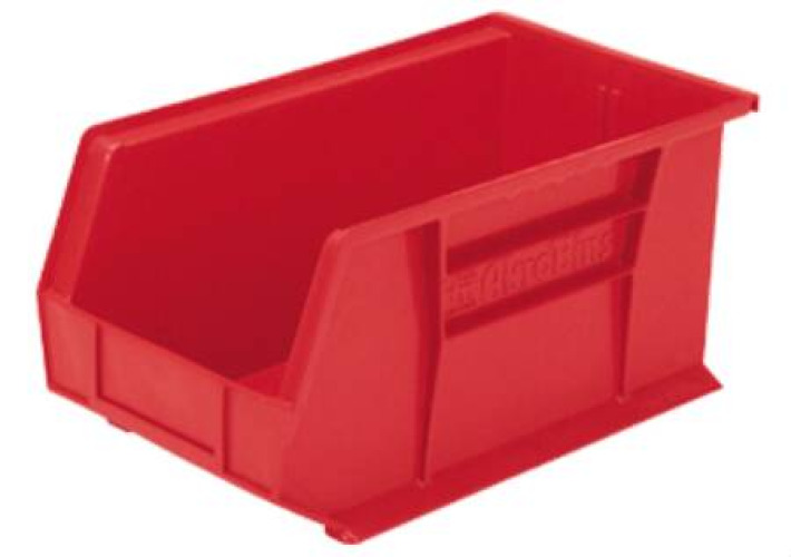 Akro-Mils - 30234RED Storage Bin AkroBins® Red Plastic 5 X 5-1/2 X 14-3/4 Inch