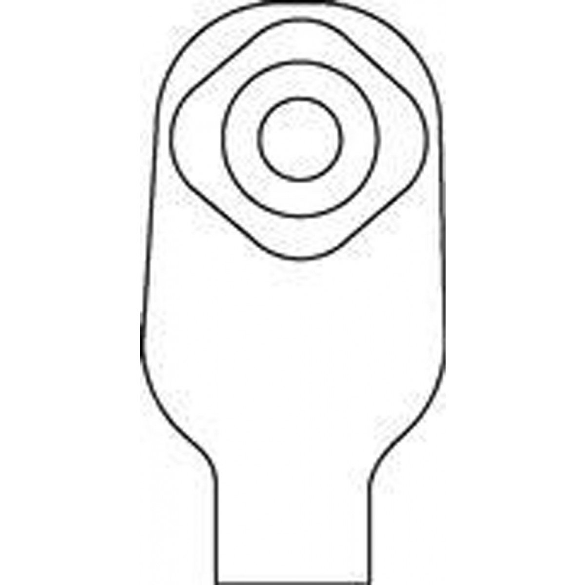 ConvaTec 125334 - ActiveLife® One-Piece Opaque Ostomy Pouch, Pre-cut to Fit 38 mm Stoma - 20/Box