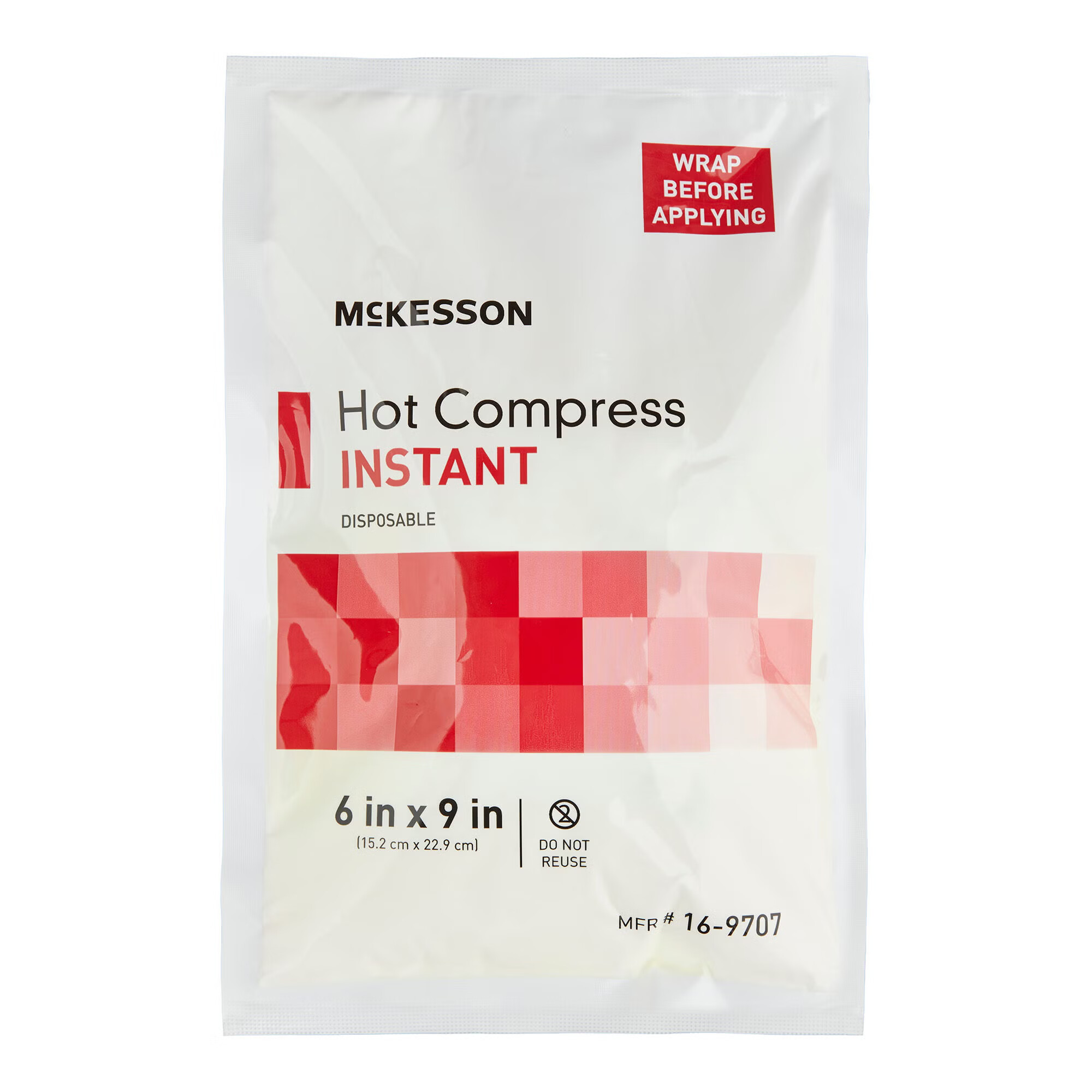 McKesson Brand - 16-9707 Instant Hot Pack McKesson General Purpose Large Plastic Disposable