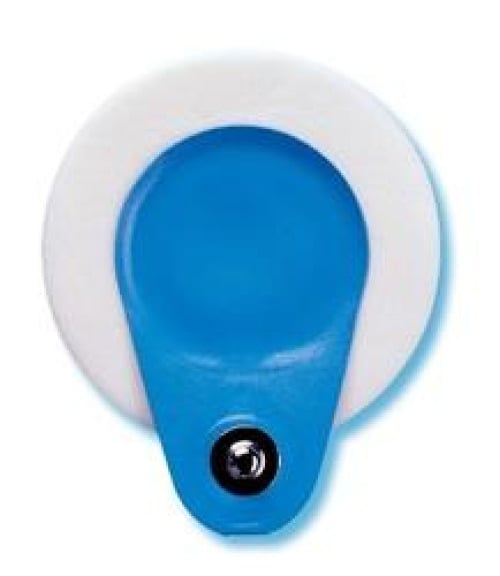 Schiller America - 2.155025 ECG Stress Electrode Offset Snap Connector Wet Gel Foam Backing Adult 25 per Pack