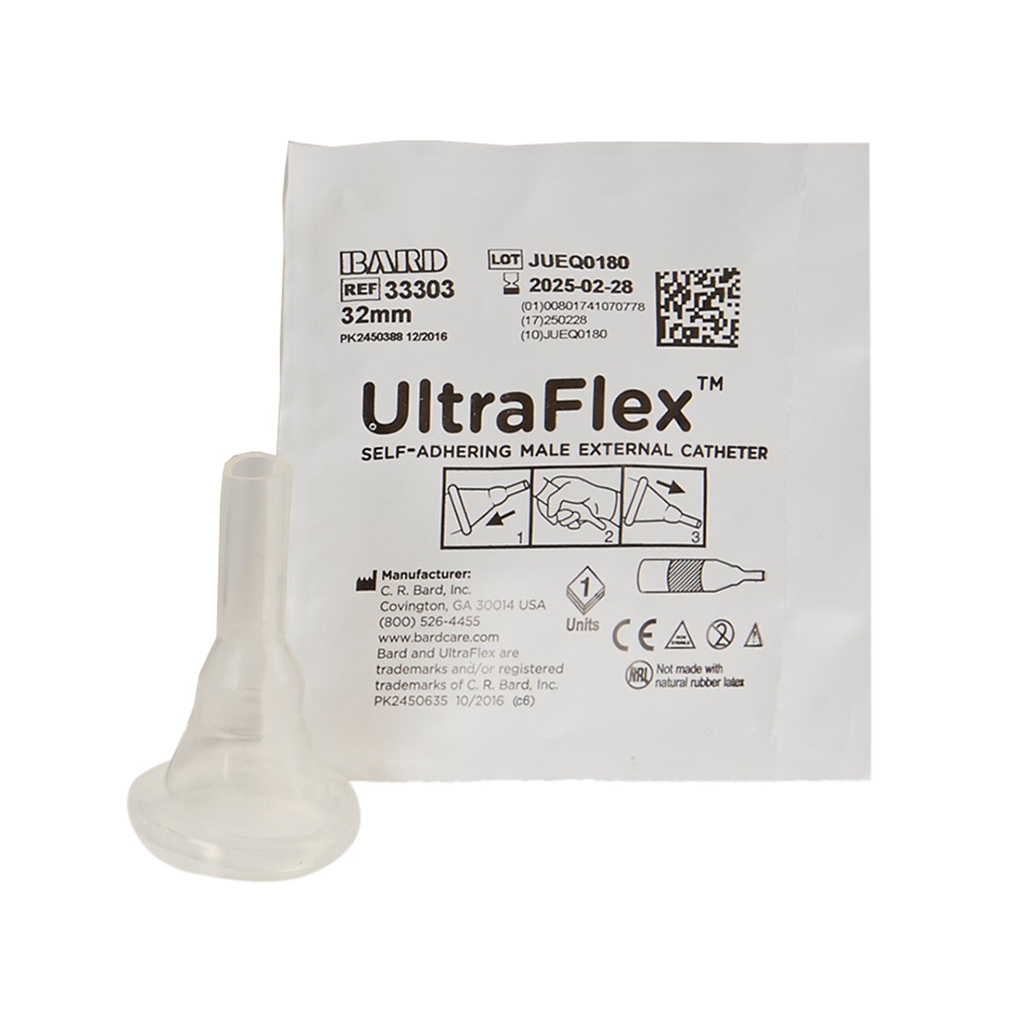 Bard - 33303 Bard UltraFlex® Male External Catheter