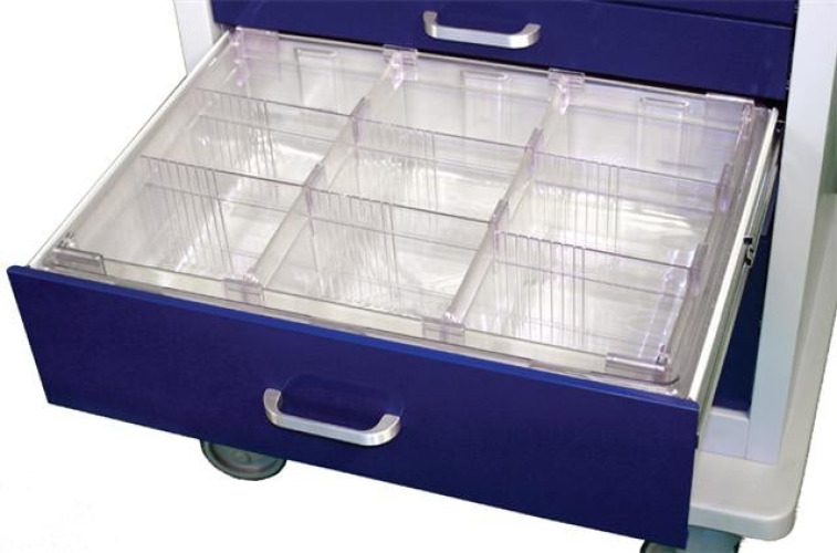 Waterloo Industries - DIV-DRW-5 Divider System 5 6 Inch, 9 Inch Drawers Steel Unicart