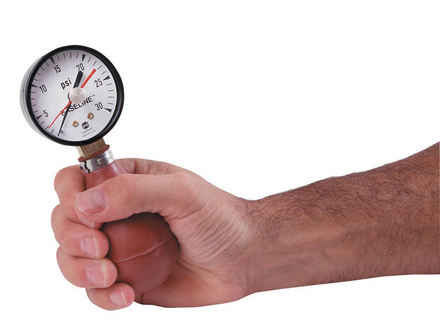 Fabrication Enterprises - 12-0291 Baseline® Pneumatic Dynamometer Squeeze Bulb / With Reset