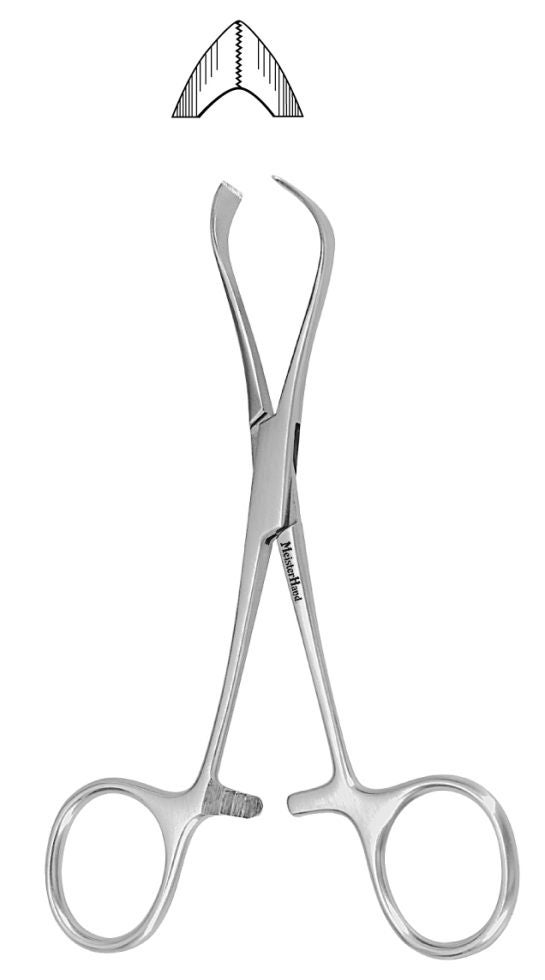 Integra Lifesciences - MH7-514 Towel Clamp MeisterHand® Lorna 4 Inch Length Stainless Steel