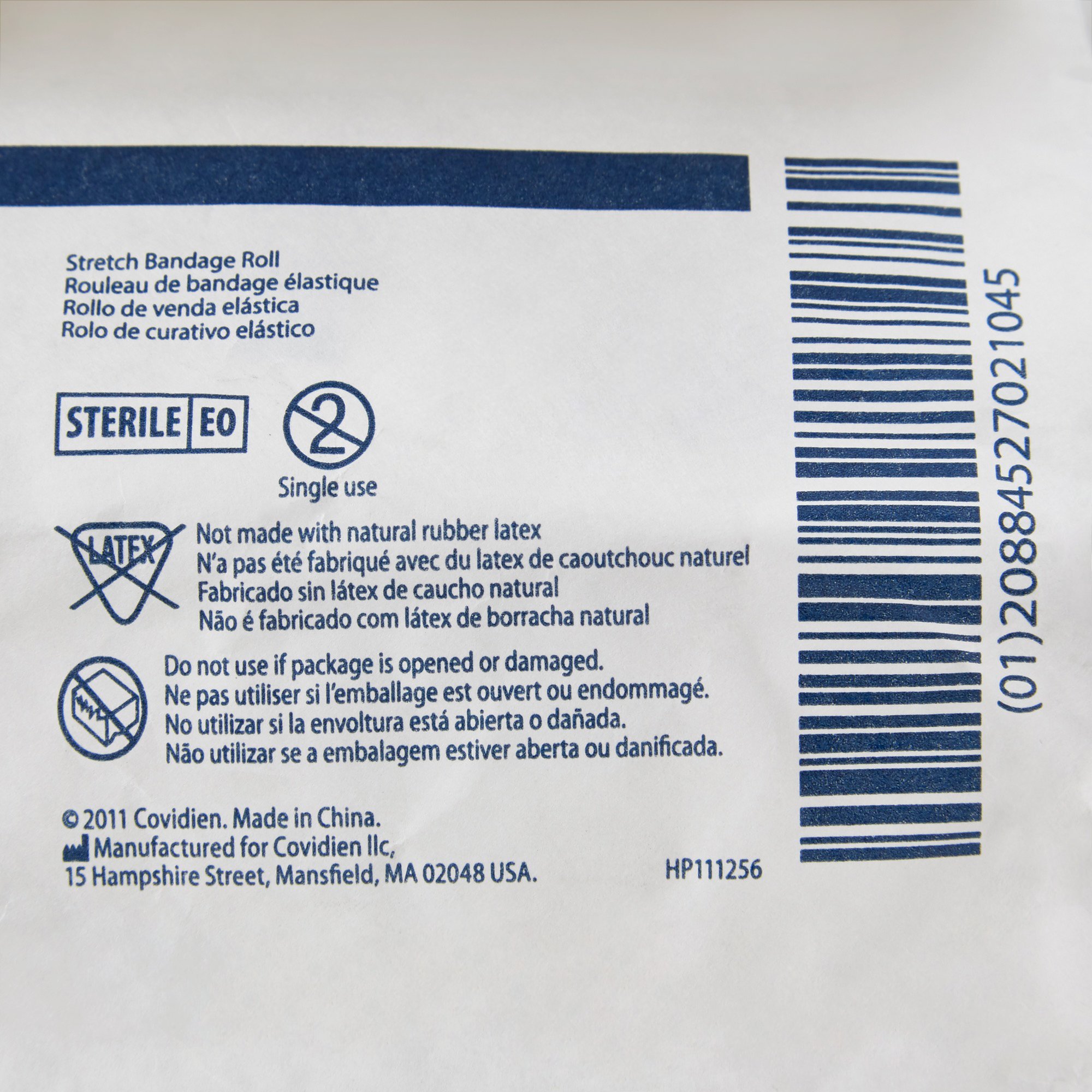 Cardinal 441506 - Dermacea™ Sterile Conforming Bandage, 4 Inch x 4-1/10 Yard, 1-Ply - 1/Each, 12/Bag, 96/Case