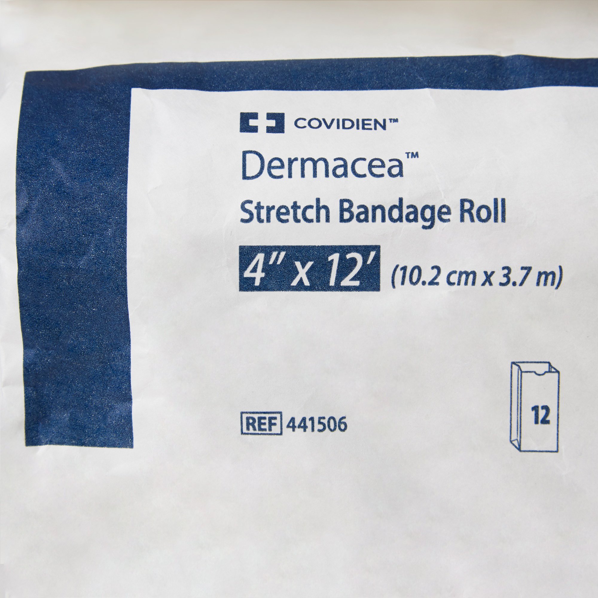 Cardinal 441506 - Dermacea™ Sterile Conforming Bandage, 4 Inch x 4-1/10 Yard, 1-Ply - 1/Each, 12/Bag, 96/Case