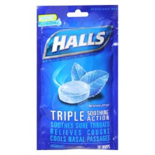 Cadbury Adams USA 31254662936 - Halls® Mentho-Lyptus Cough Suppressant/Oral Analgesic - 1/Bag