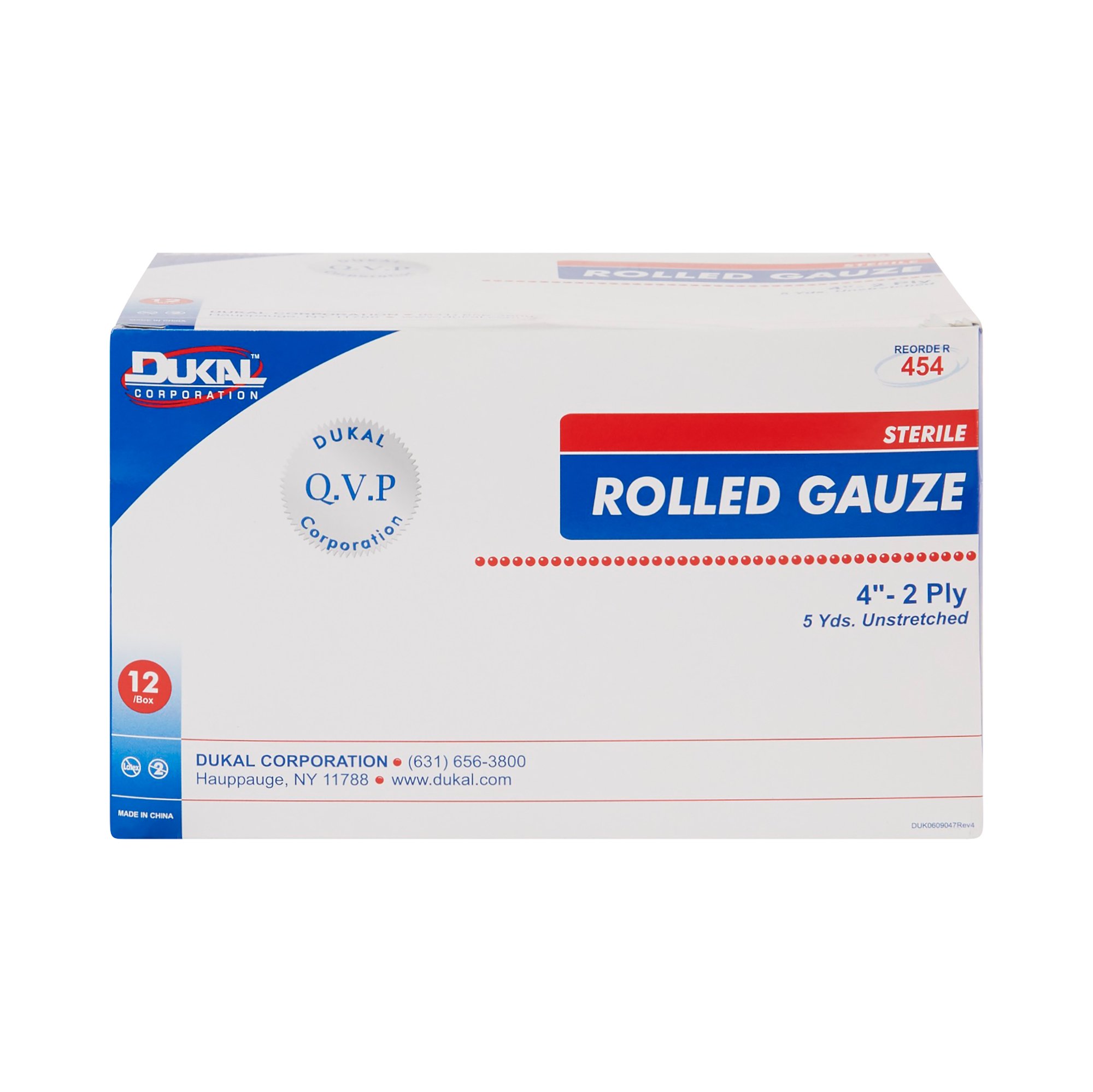 Dukal - 454 Dukal™ Sterile Fluff Bandage Roll