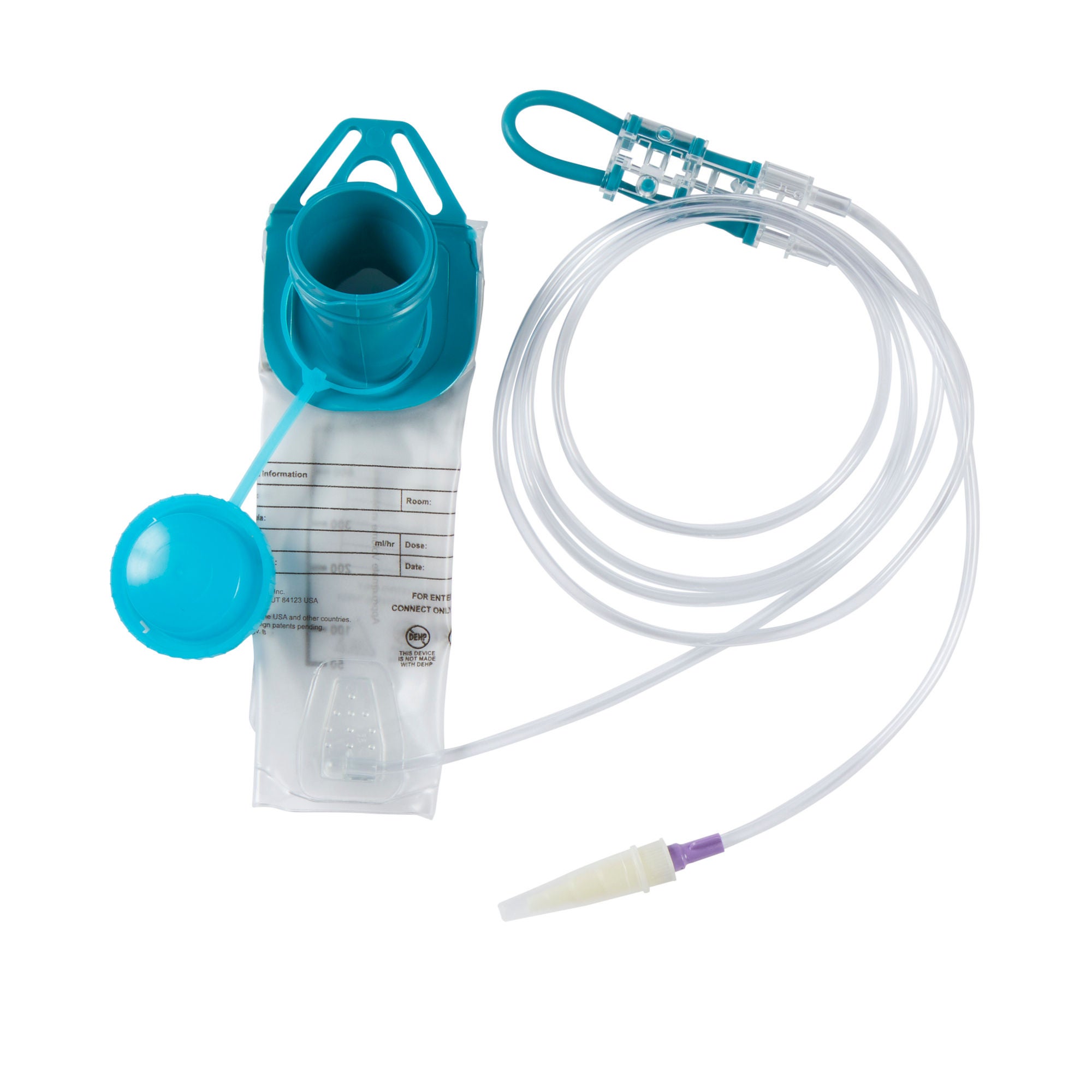 Zevex - INF0500-A Enteral Feeding Pump Bag Set EnteraLite® Infinity® 500 mL Silicone NonSterile