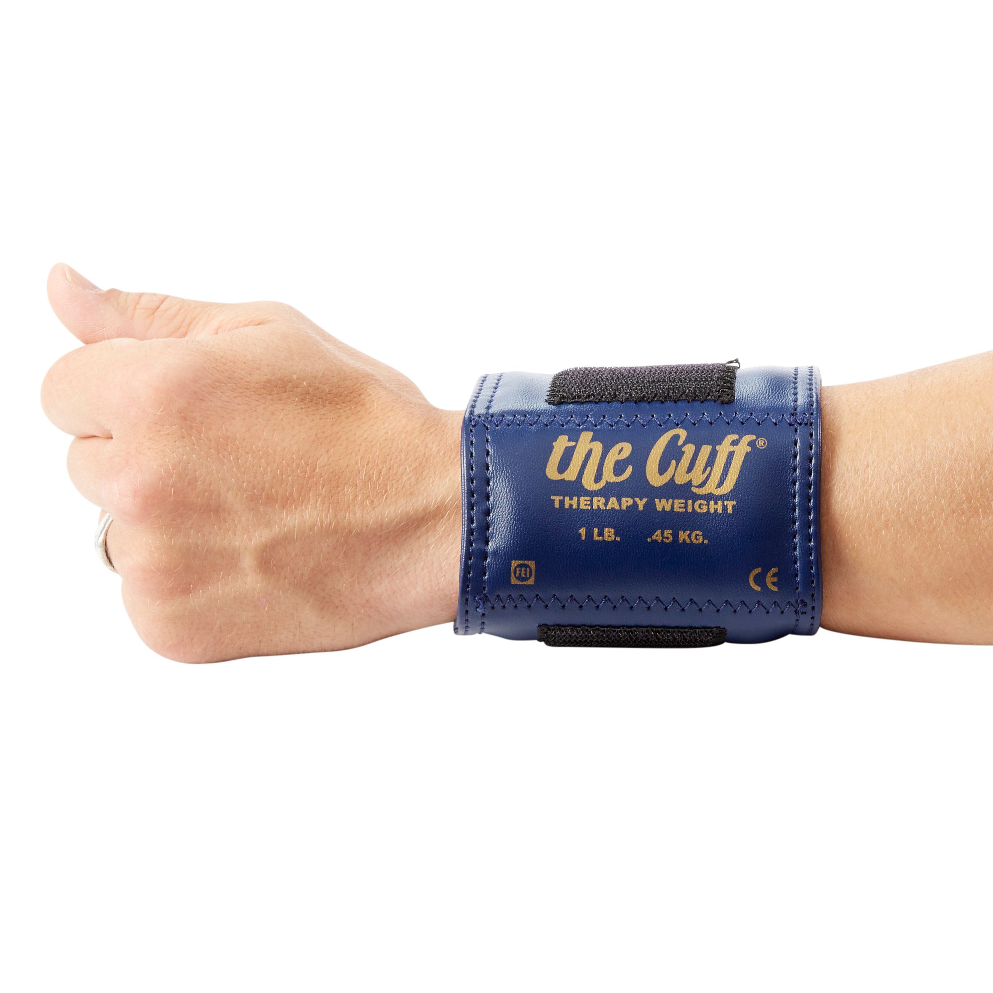 Fabrication Enterprises 10-0203 - Cuff® Original Ankle & Wrist Weight, Blue, 1 lb. - 1/Each