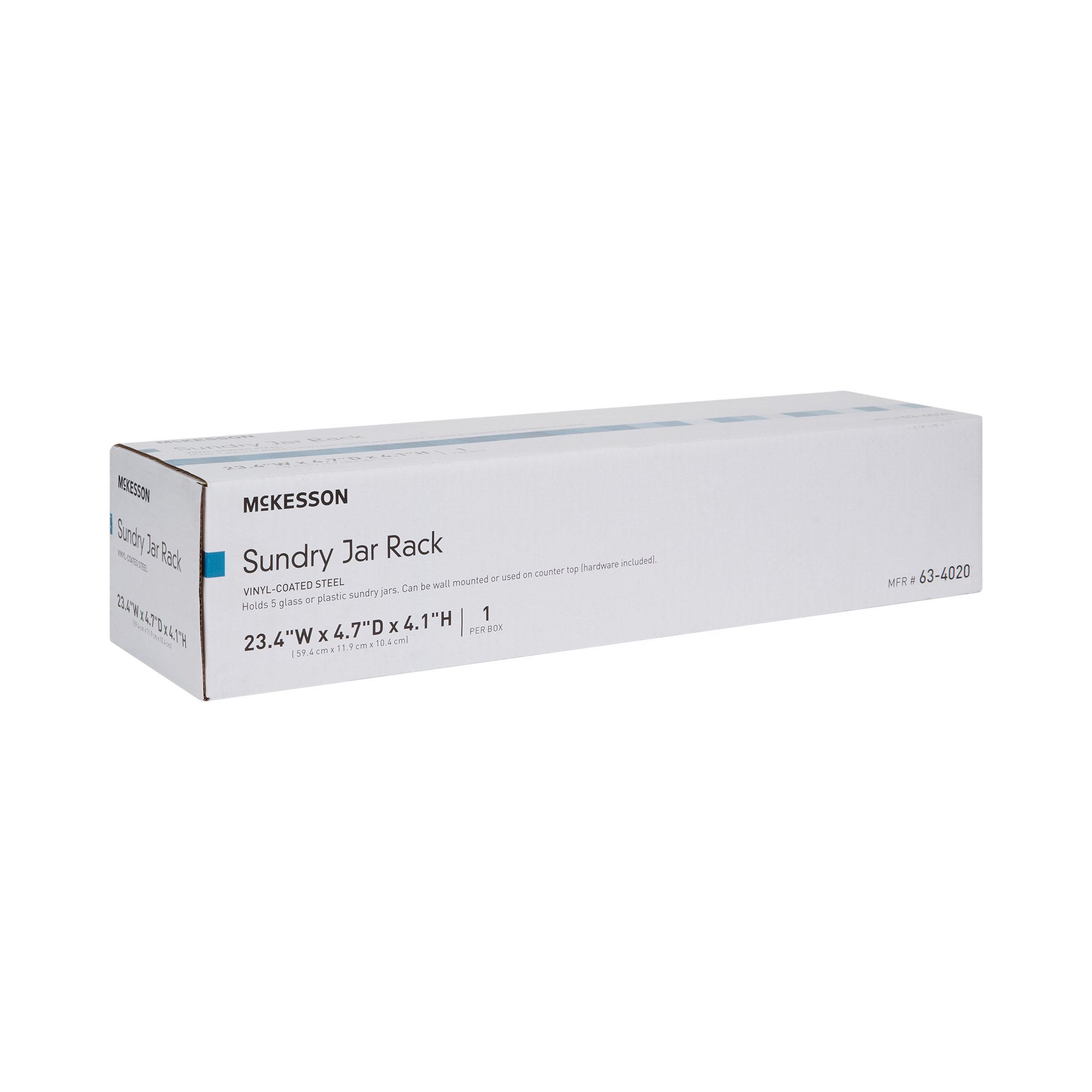 McKesson Brand 63-4020 - McKesson Sundry Jar Rack, 23.4 x 4.7 x 4.1 Inch - 1/Each