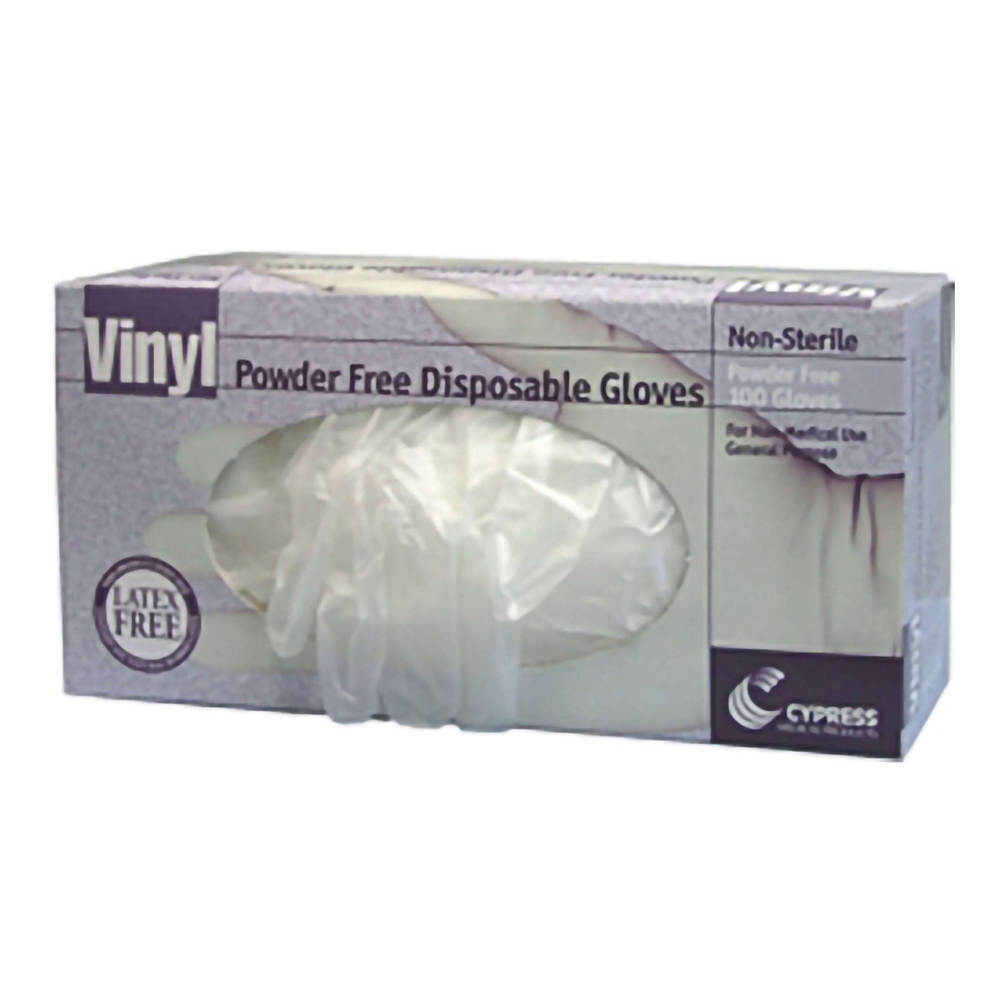 McKesson Brand - 25-67 General Purpose Glove McKesson Large Vinyl Translucent Wrist Length Beaded Cuff NonSterile