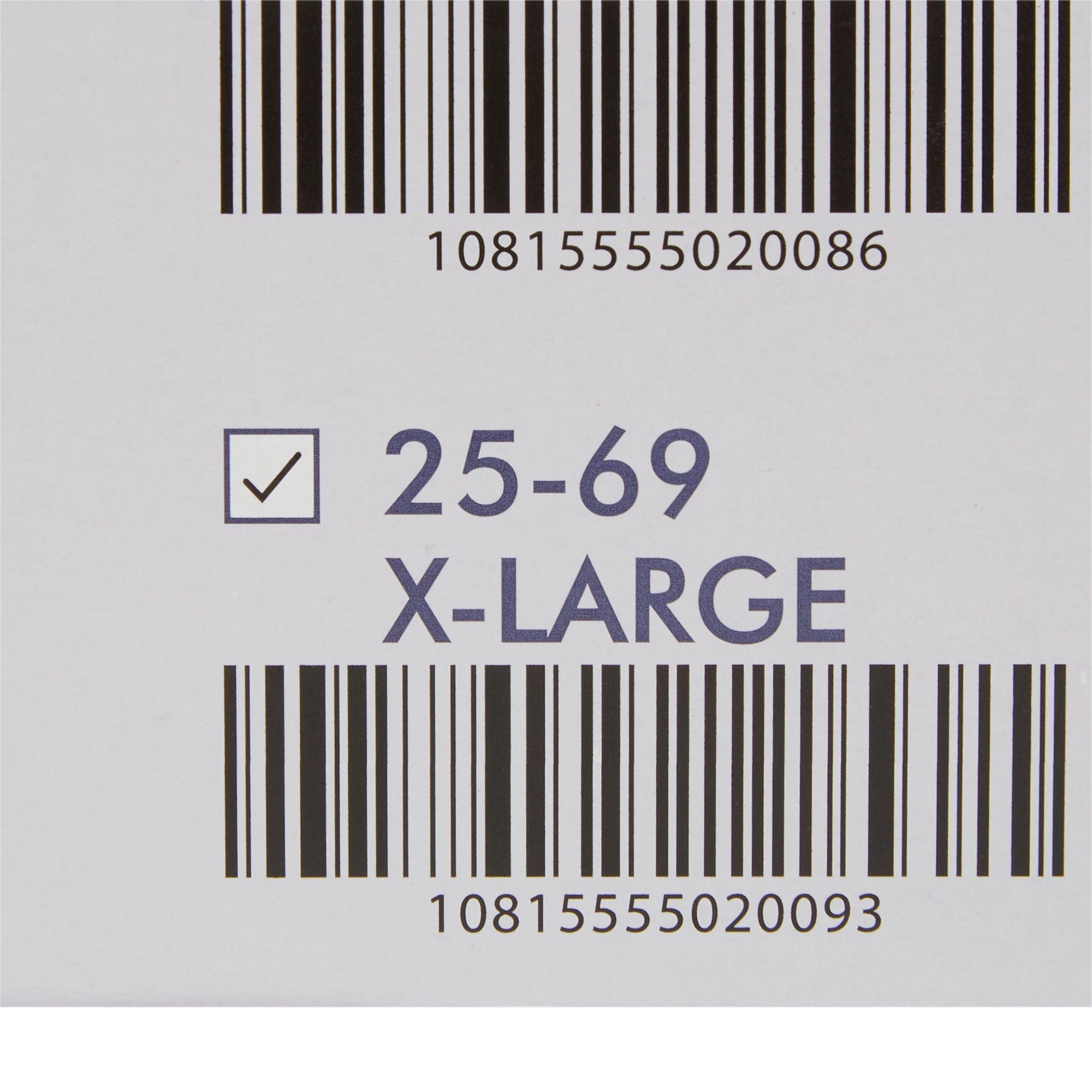 McKesson Brand - 25-69 General Purpose Glove McKesson X-Large Vinyl Translucent Wrist Length Beaded Cuff NonSterile