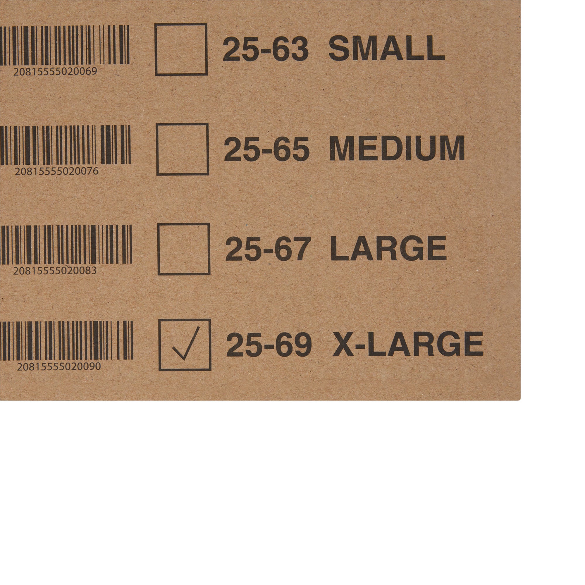 McKesson Brand - 25-69 General Purpose Glove McKesson X-Large Vinyl Translucent Wrist Length Beaded Cuff NonSterile