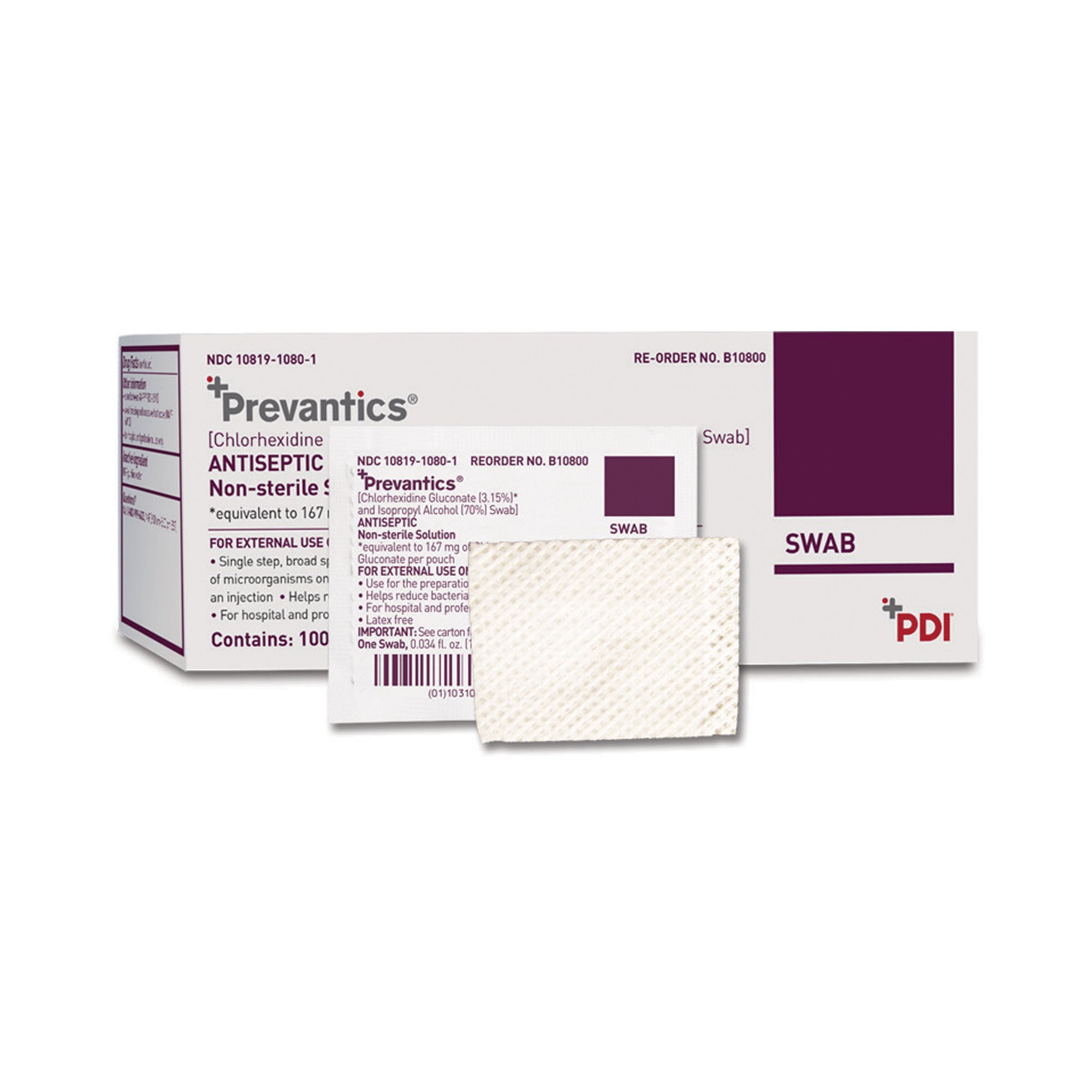 Professional Disposables - B10800 Prevantics® Swab