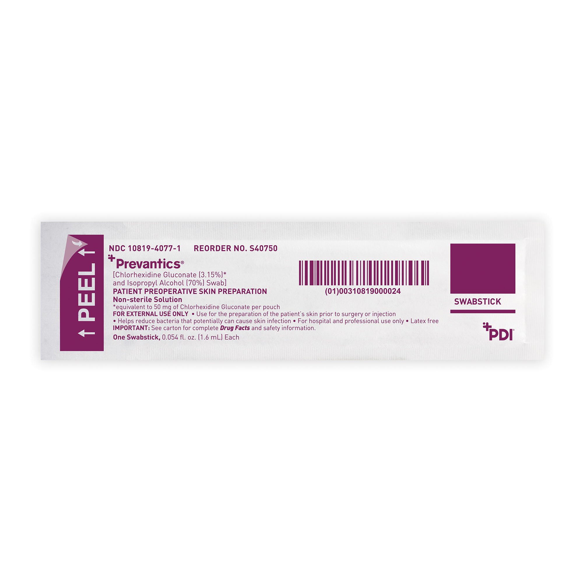 Professional Disposables - S40750 Prevantics® Swabsticks