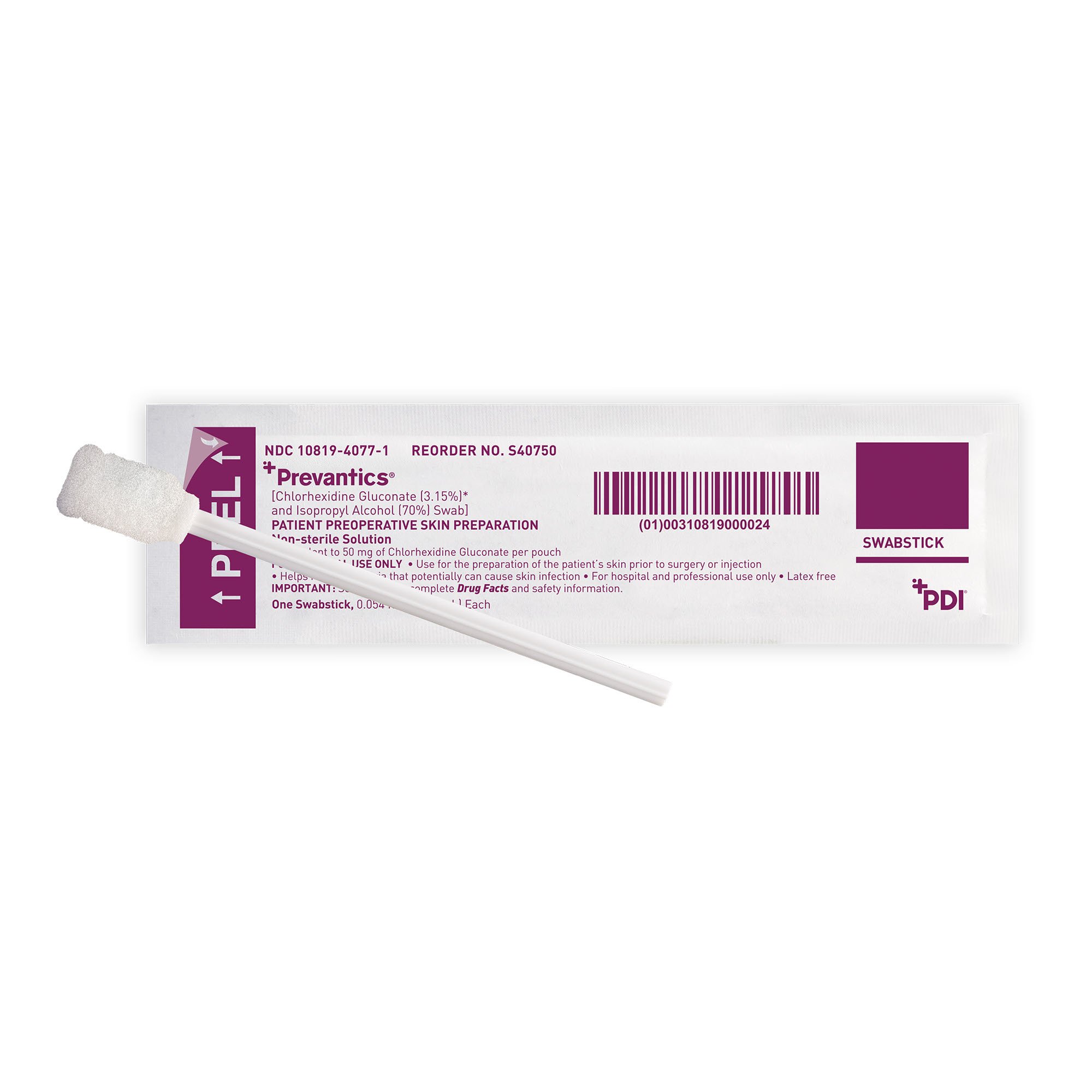 Professional Disposables - S40750 Prevantics® Swabsticks
