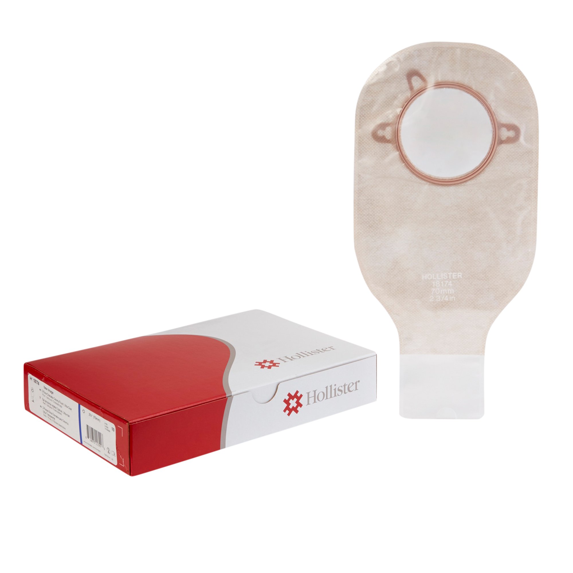 Hollister - 18174 New Image™ 2-Piece Ultra-Clear Ostomy Pouch