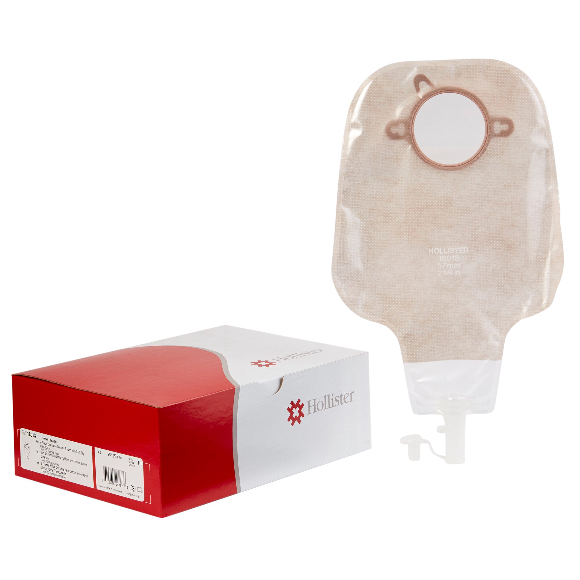 Hollister - 18013 New Image™ 18013 2-Piece Ultra Clear Ostomy Pouch