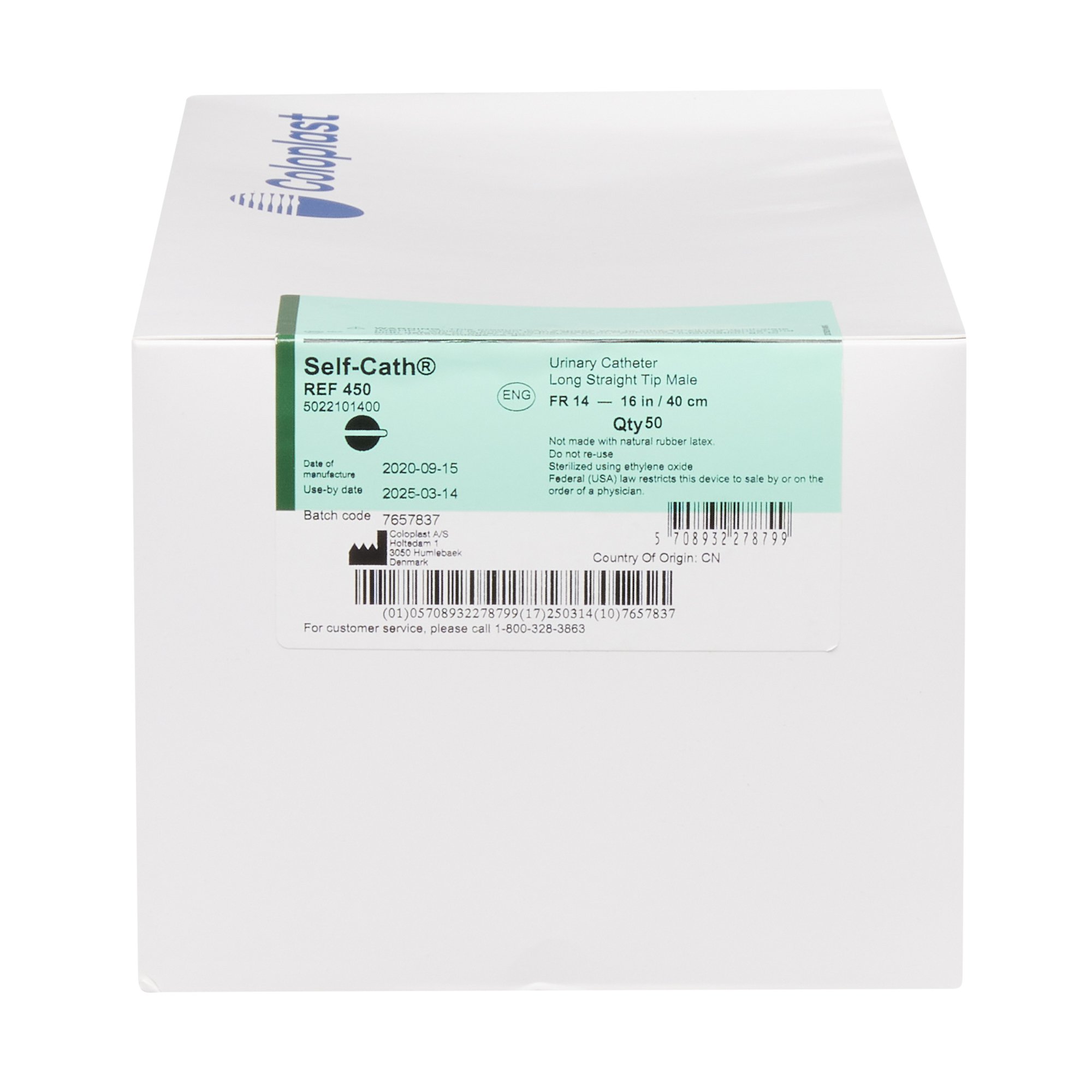 Coloplast - 450 Self-Cath® Unisex Urethral Catheter